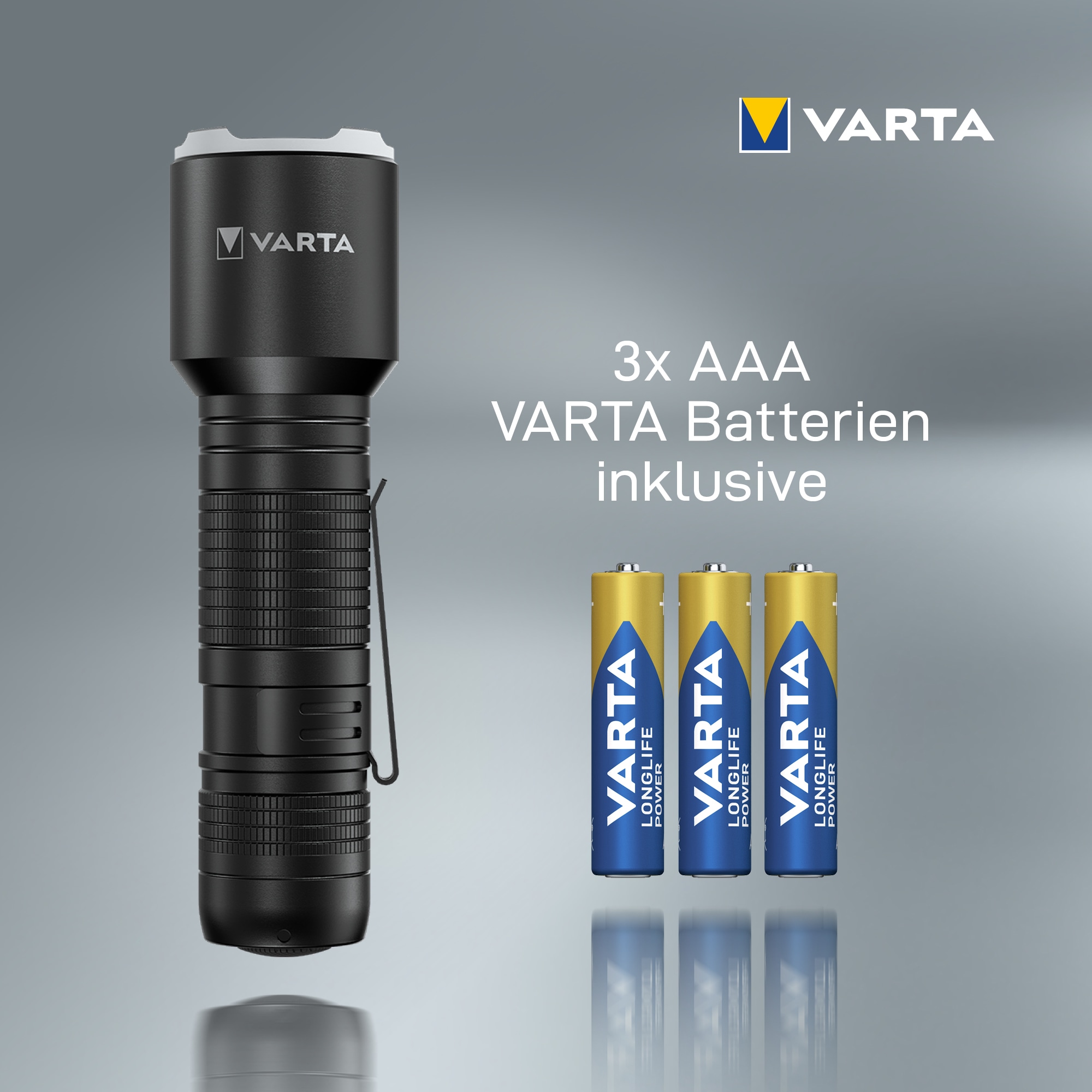 VARTA LED-Taschenlampe Aluminium Light Pro F30, 400 lm, Batteriebetrieb VARTA LED-Taschenlampe Aluminium Light Pro F30, 400 lm, Batteriebetrieb