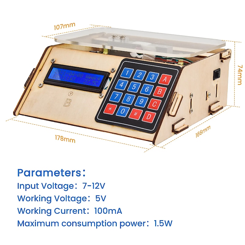 KUBII Bausatz Elektronikwaage KUBII Bausatz Elektronikwaage