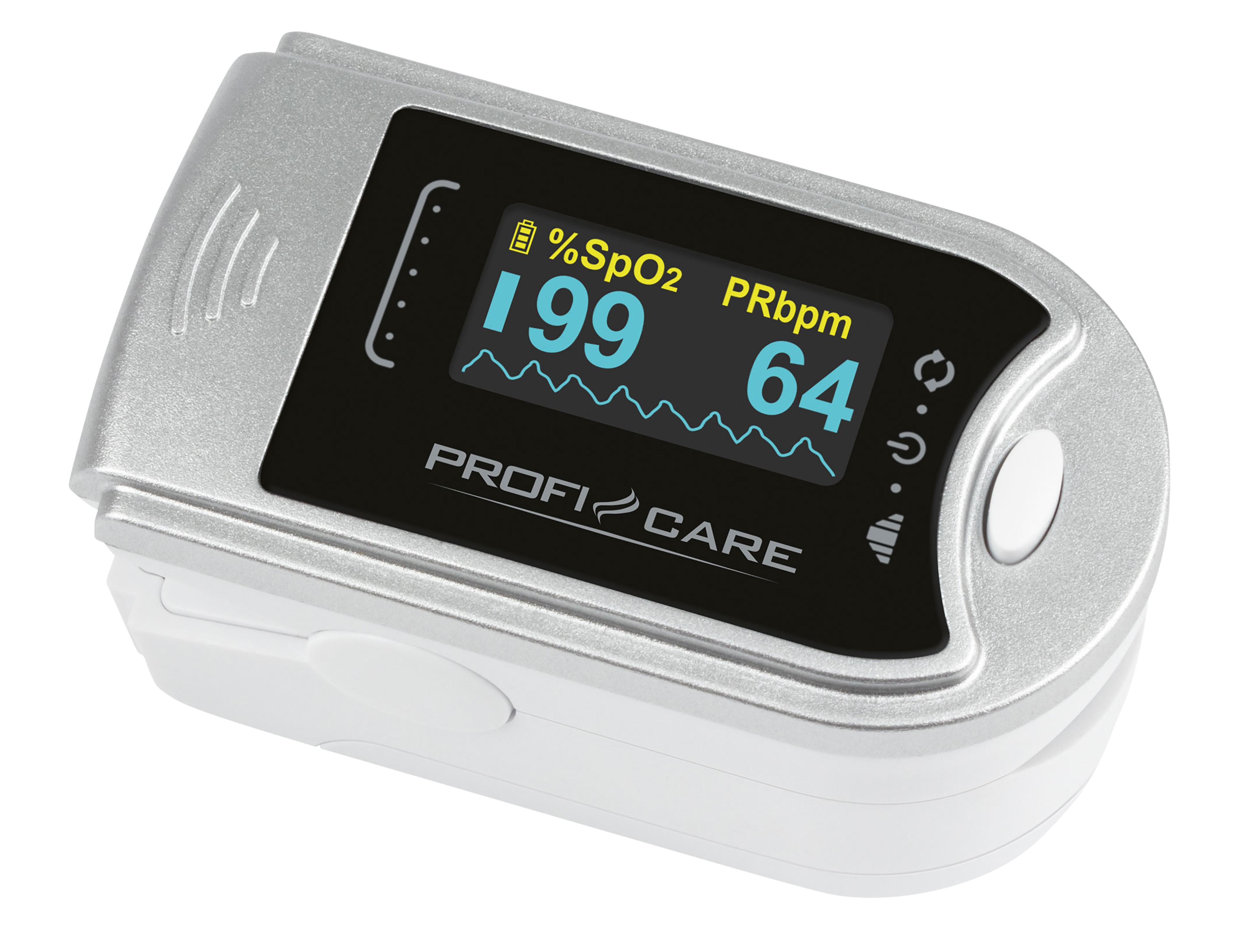PROFI CARE Pulsoximeter PC-PO 3104, 3 in 1, Blutsauerstoff-Messgerät PROFICARE Pulsoximeter PC-PO 3104, 3 in 1, Blutsauerstoff-Messgerät