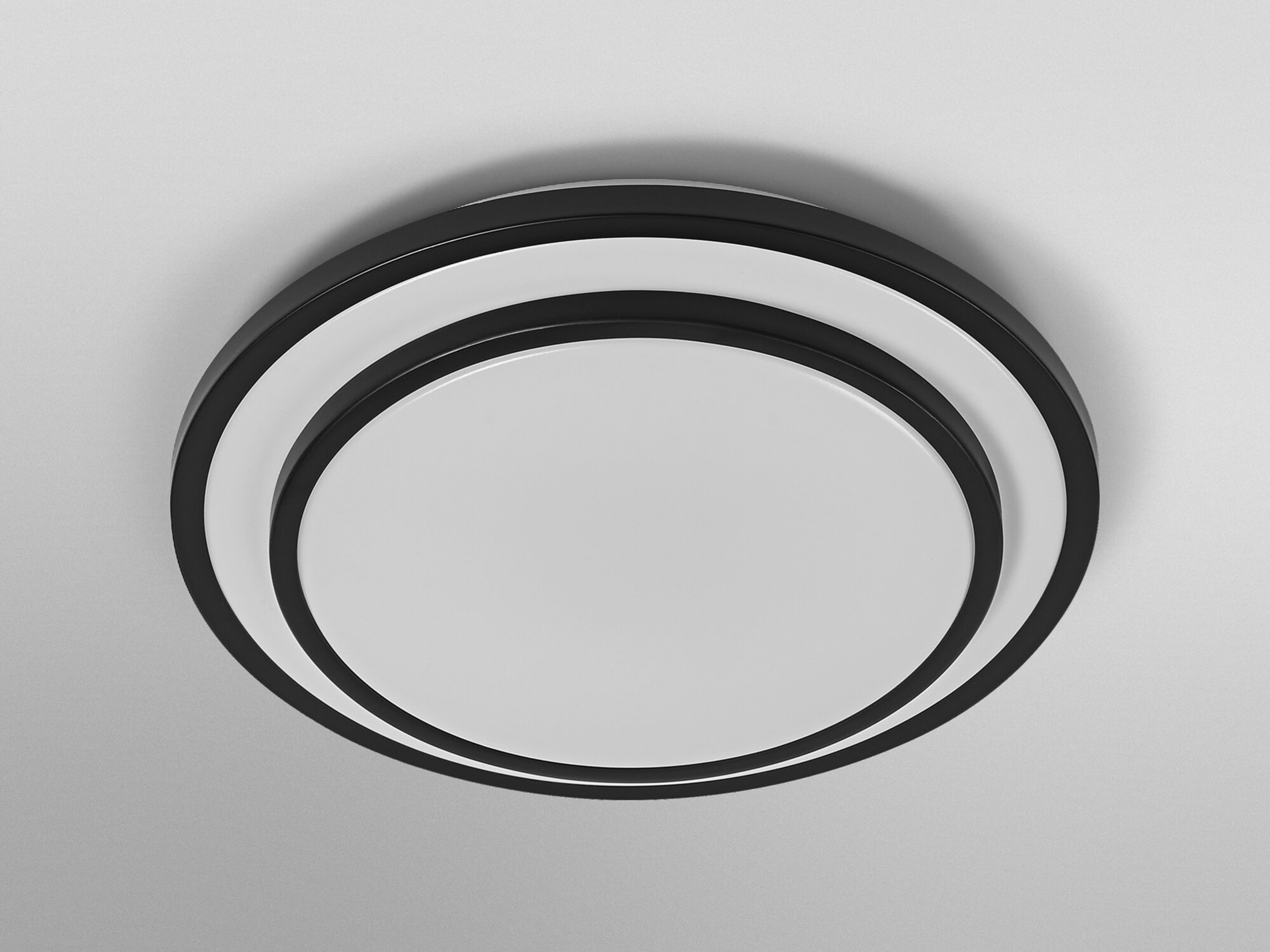OSRAM LED-Deckenleuchte, 16W, 3000K, 1000lm, warmweiß, IP20, schwarz, Ø30cm OSRAM LED-Deckenleuchte, 16W, 3000K, 1000lm, warmweiß, IP20, schwarz, Ø30cm