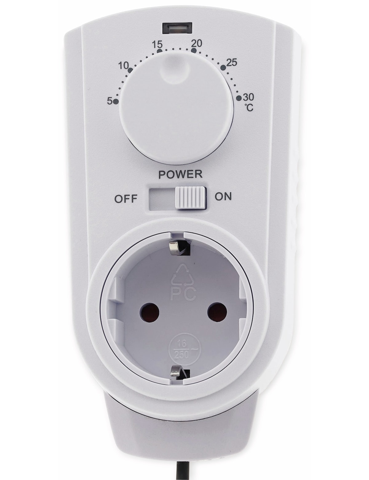CHILITEC Steckdosenthermostat ST-50, analog, mit Außenfühler CHILITEC Steckdosenthermostat ST-50, analog, mit Außenfühler