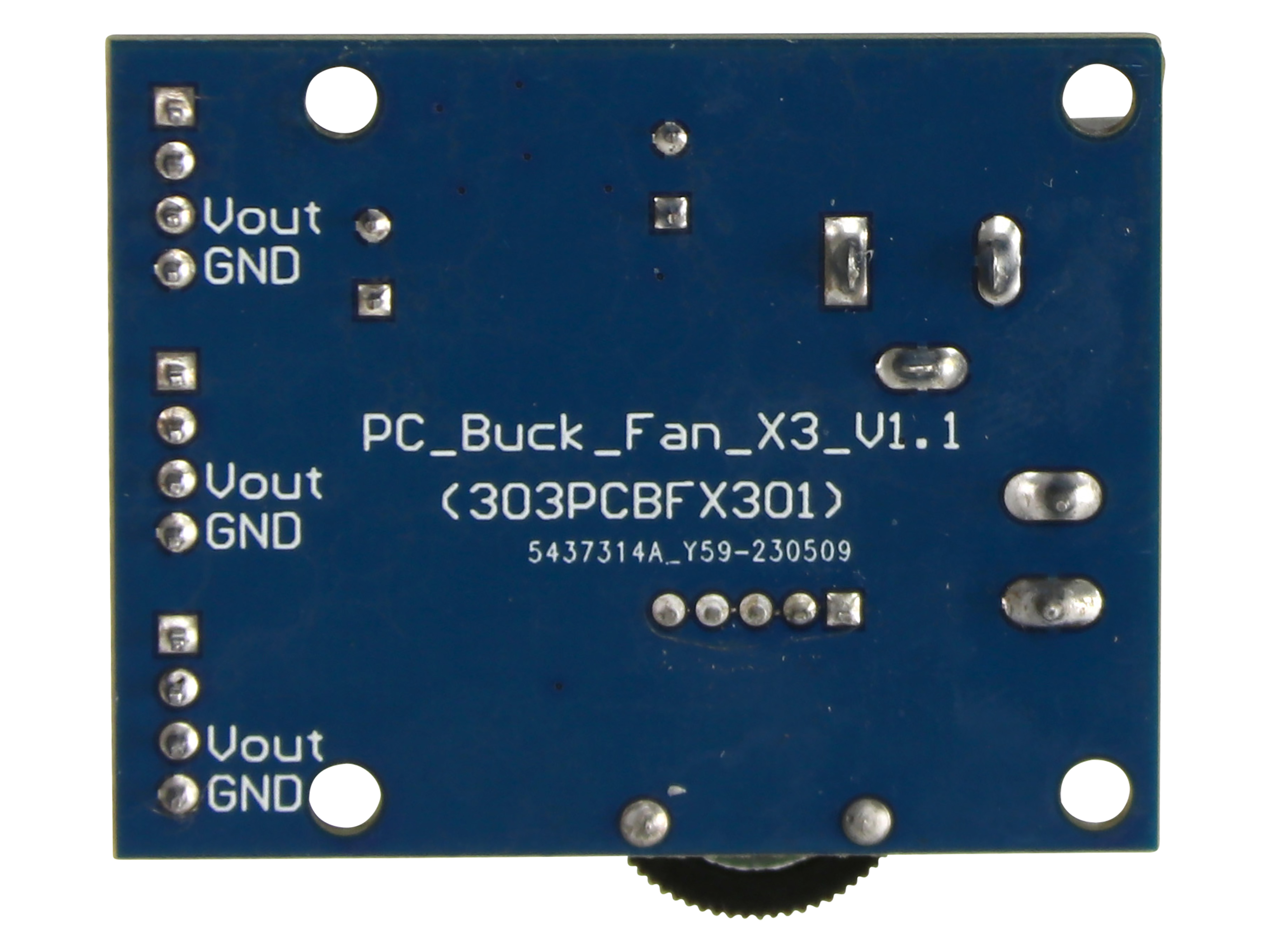 DAYPOWER Lüftersteuerungsmodul PCBUCK-FANX3, 12 V, 3-Wege DAYPOWER Lüftersteuerungsmodul PCBUCK-FANX3, 12 V, 3-Wege