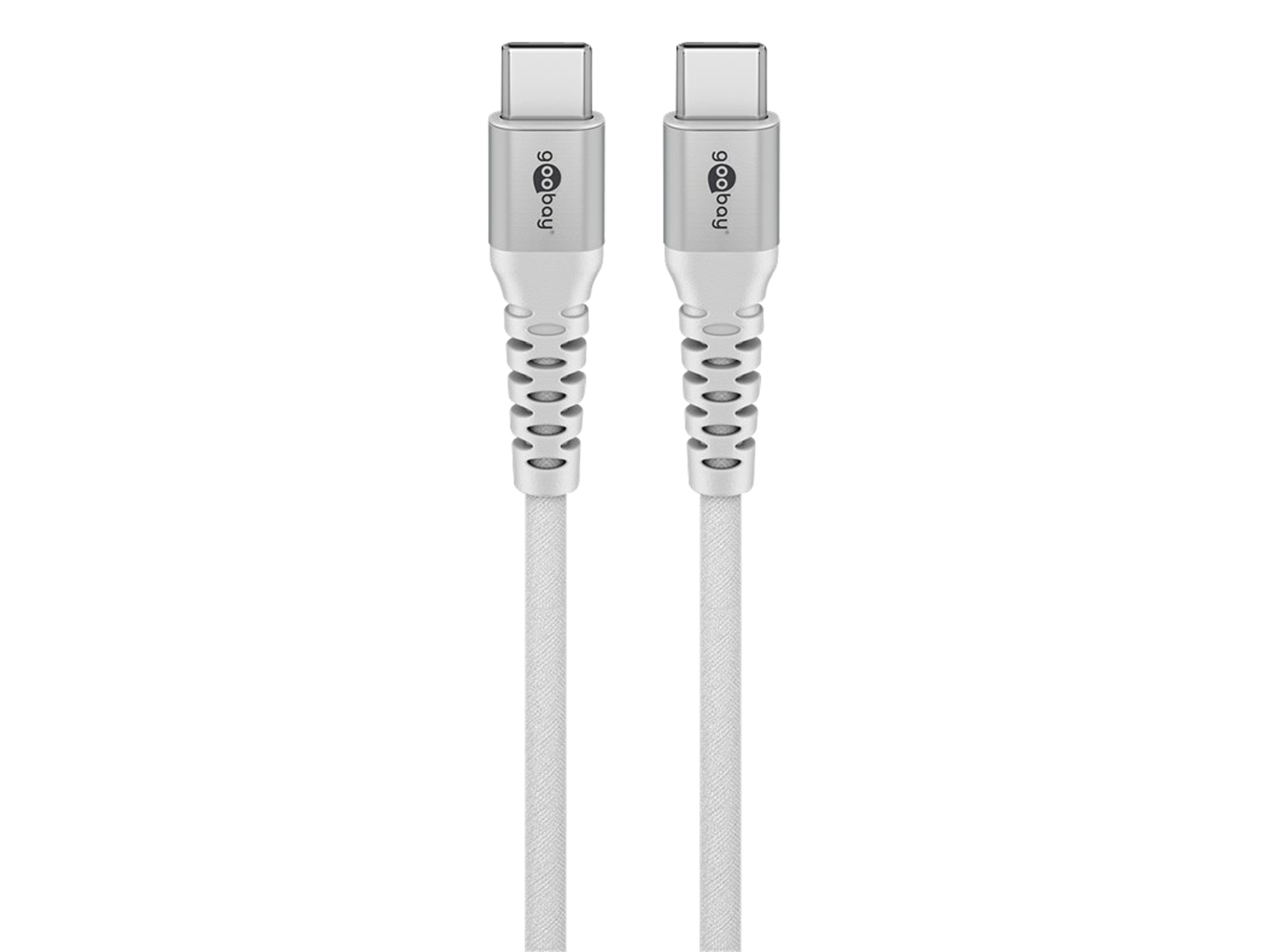 GOOBAY USB-C Textilkabel supersoft 0,5m weiß GOOBAY USB-C Textilkabel supersoft 0,5m weiß