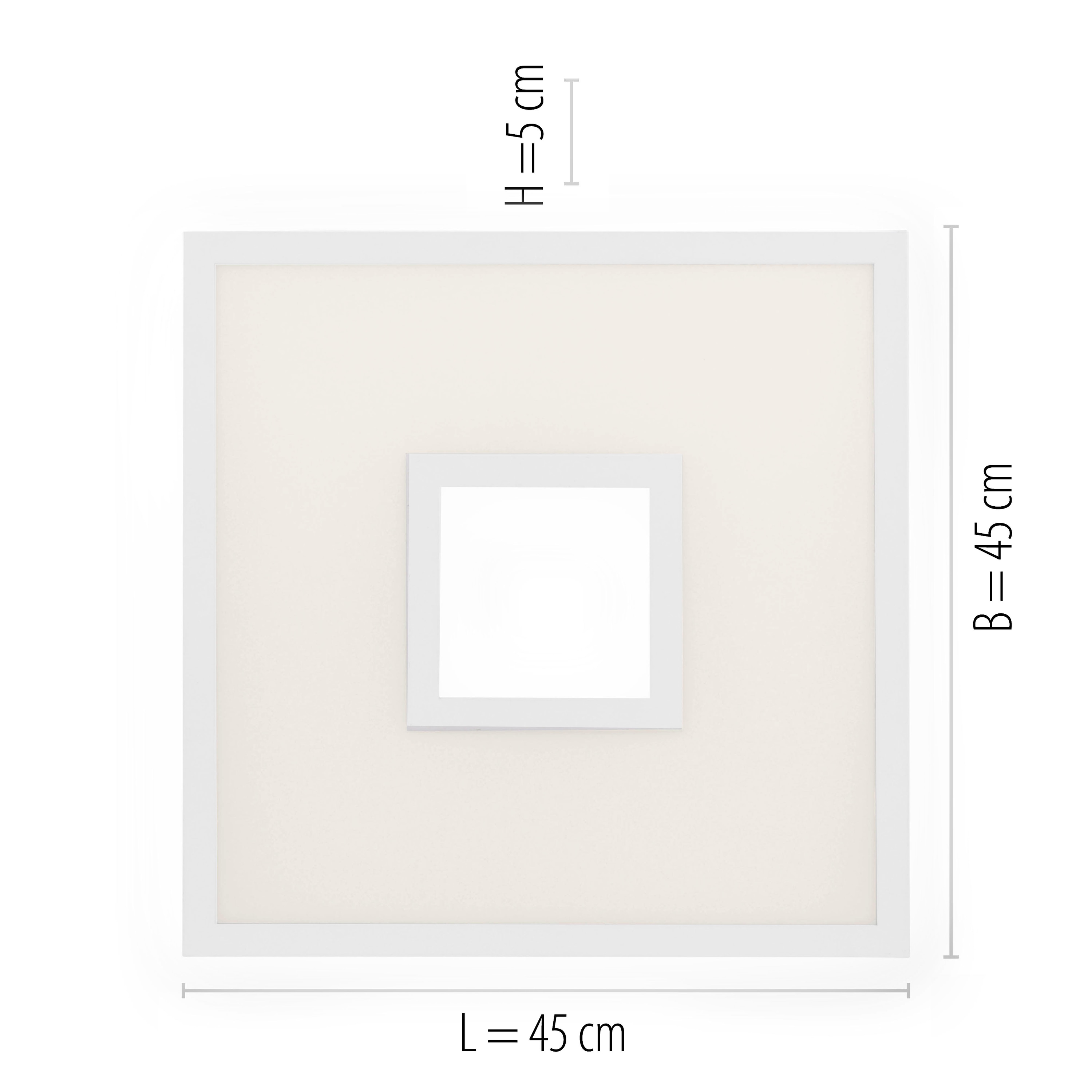 JUST LIGHT LED-Deckenleuchte 11645-16 weiß, 27,5W, 3450lm, CCT, RGB JUST LIGHT LED-Deckenleuchte 11645-16 weiß, 27,5W, 3450lm, CCT, RGB
