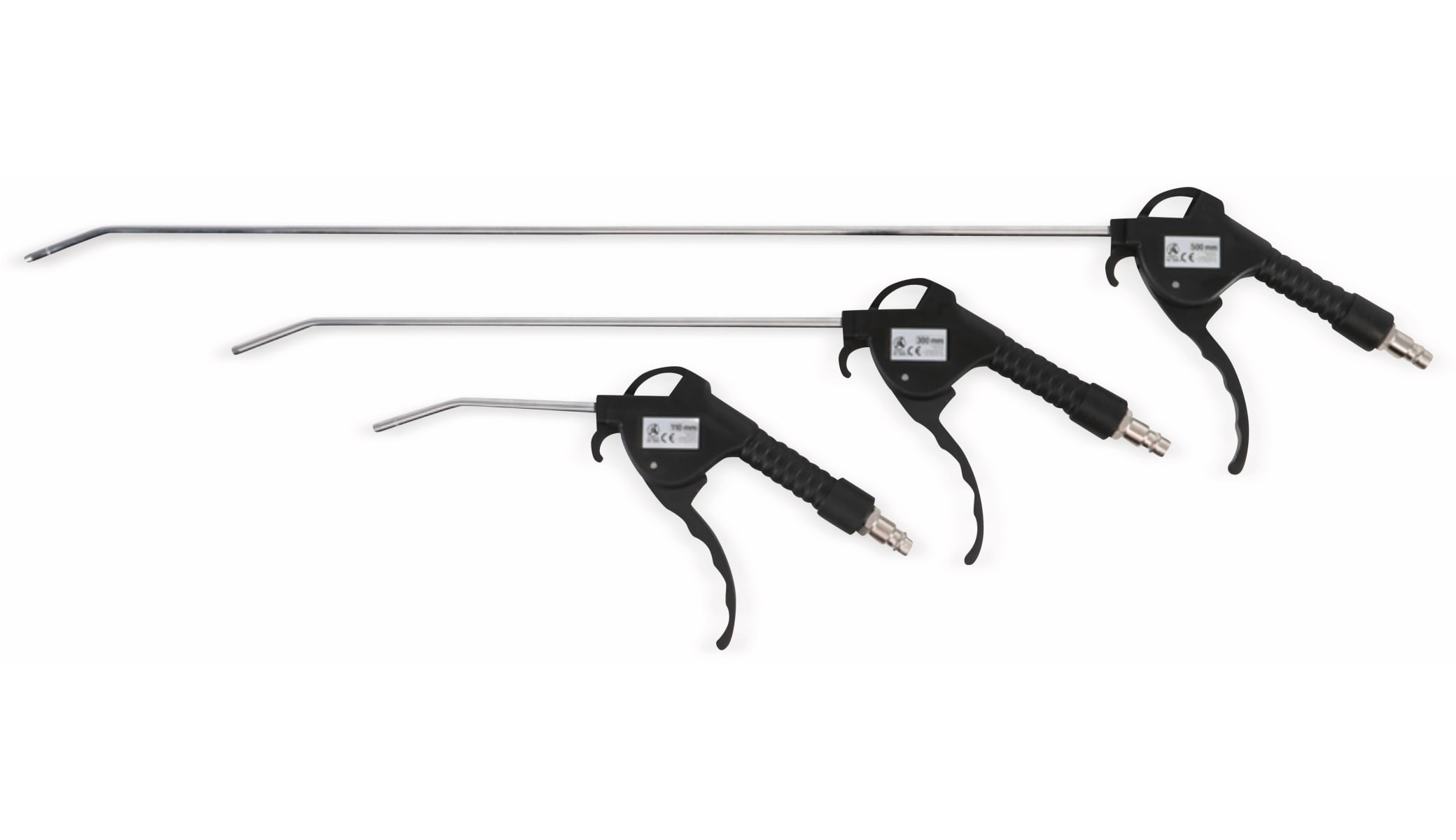 BGS TECHNIC Druckluft-Ausblaspistolen Set 3294, 3-teilig, 110…500 mm BGS TECHNIC Druckluft-Ausblaspistolen Set 3294, 3-teilig, 110…500 mm