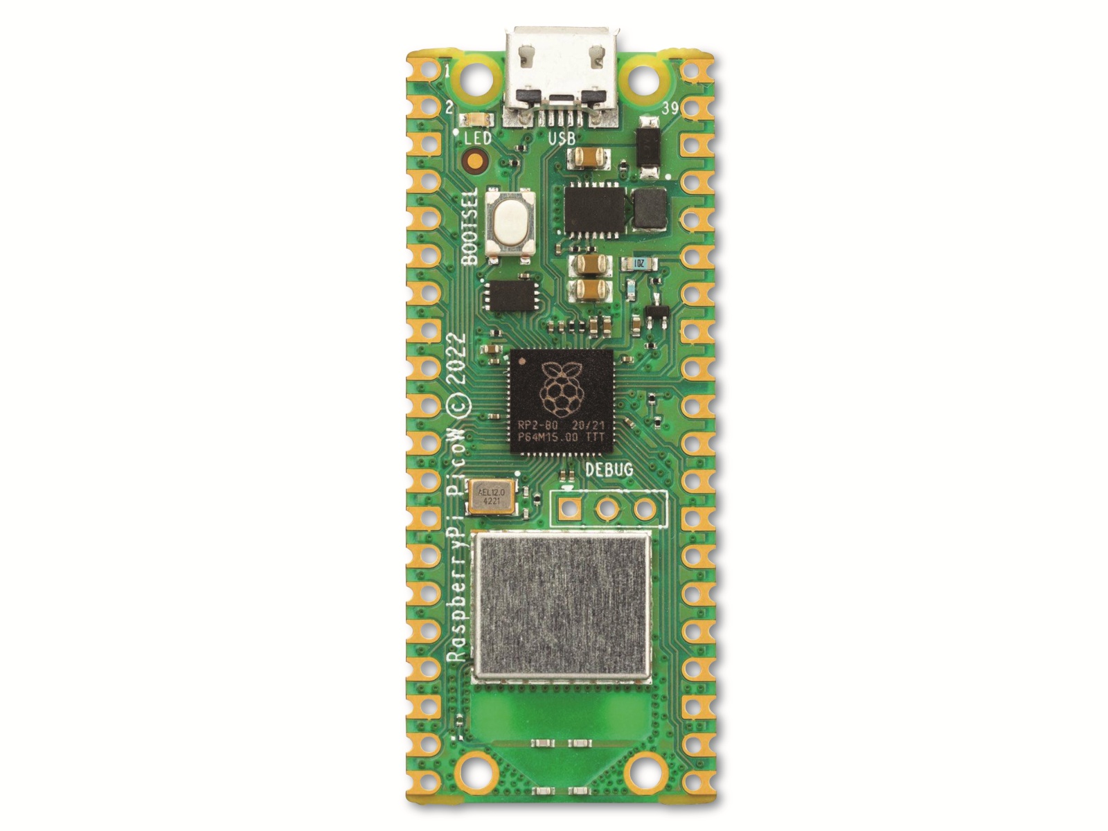 RASPBERRY PI Mikrocontroller, PICO-W RASPBERRY PI Mikrocontroller, PICO-W