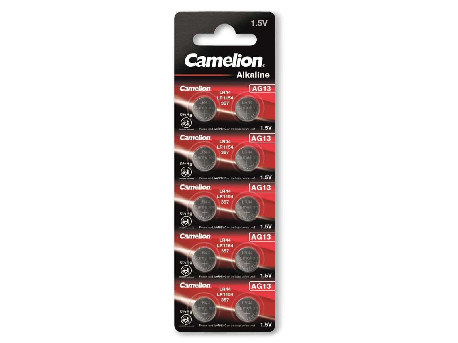 CAMELION Knopfzelle AG13, 10 St. CAMELION Knopfzelle AG13, 10 St.