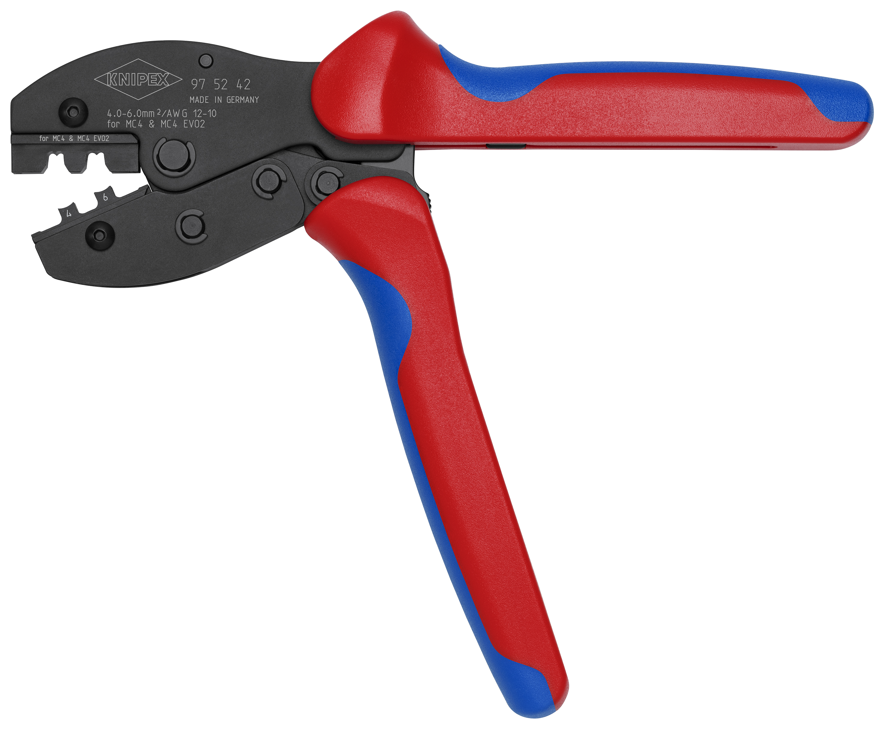 KNIPEX Crimpzange PreciForce, 97 52 42 SB, für MC4-/MC4 EVO 2-Steckverbinder KNIPEX Crimpzange PreciForce, 97 52 42 SB, für MC4-/MC4 EVO 2-Steckverbinder