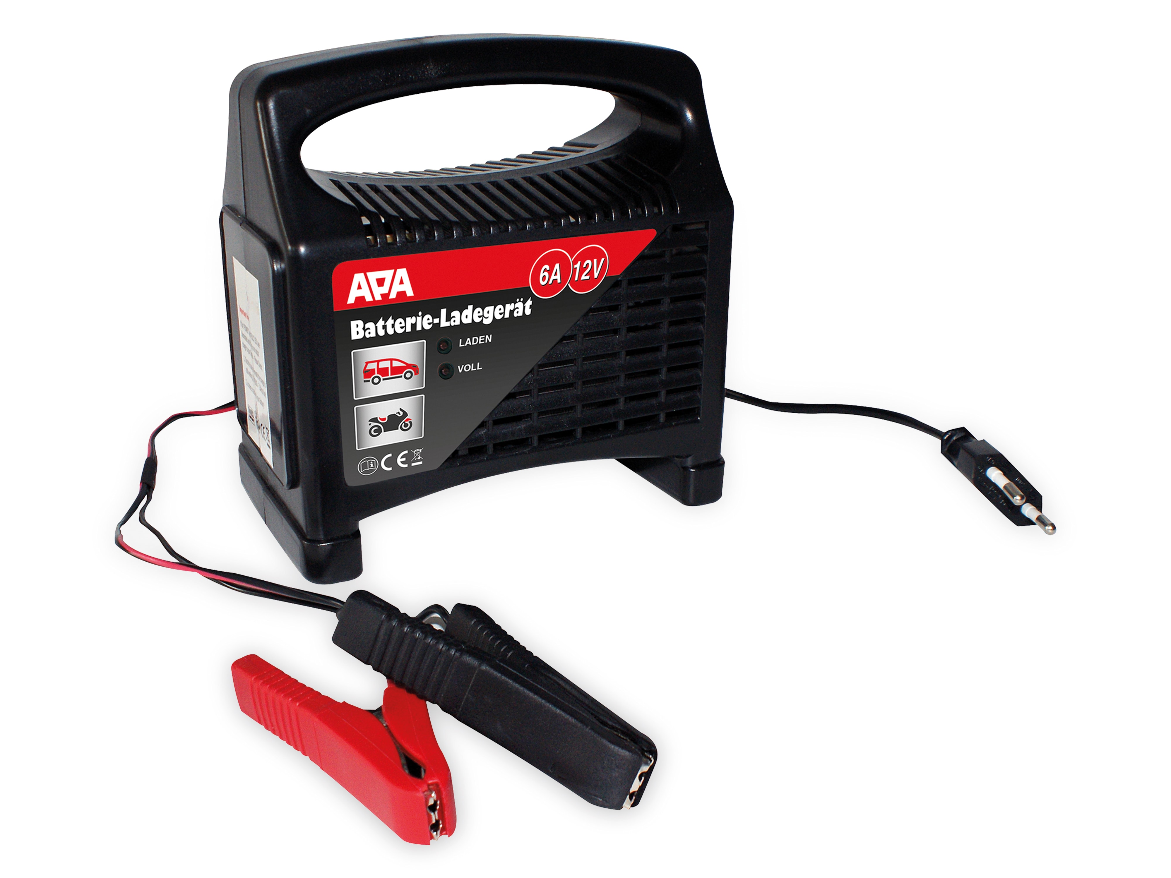 APA Batterie-Ladegerät, 16625, 12 V, 6 A APA Batterie-Ladegerät 16625, 12V, 6A