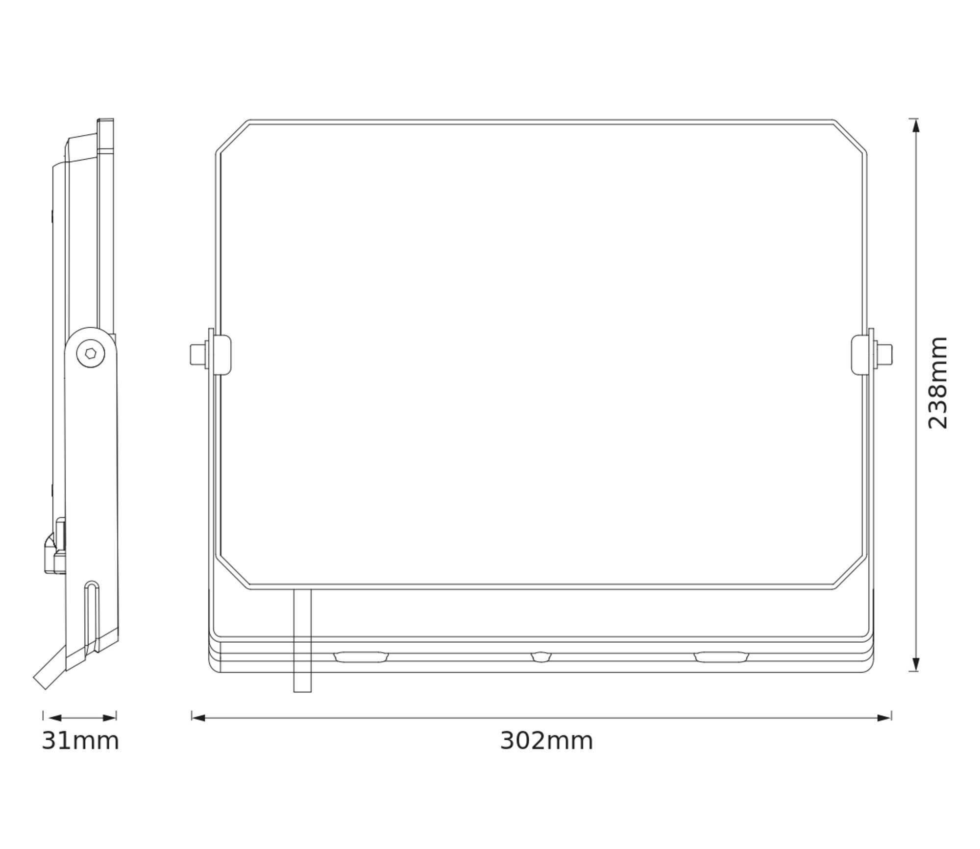 OSRAM LED-Fluter, 100W, 9000lm, 3000K, 105°, warmweiß OSRAM LED-Fluter, 100W, 9000lm, 3000K, 105°, warmweiß
