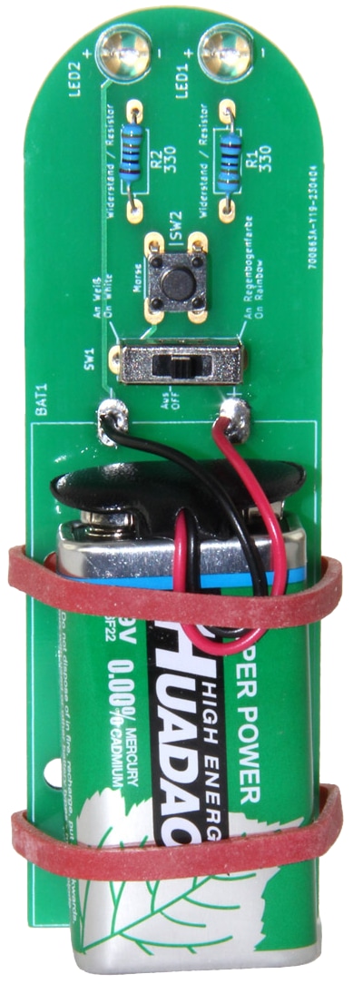 SOL-EXPERT Lötbausatz Taschenlampe mit Morsefunktion und Disko-Licht SOL-EXPERT Lötbausatz Taschenlampe mit Morsefunktion und Disko-Licht