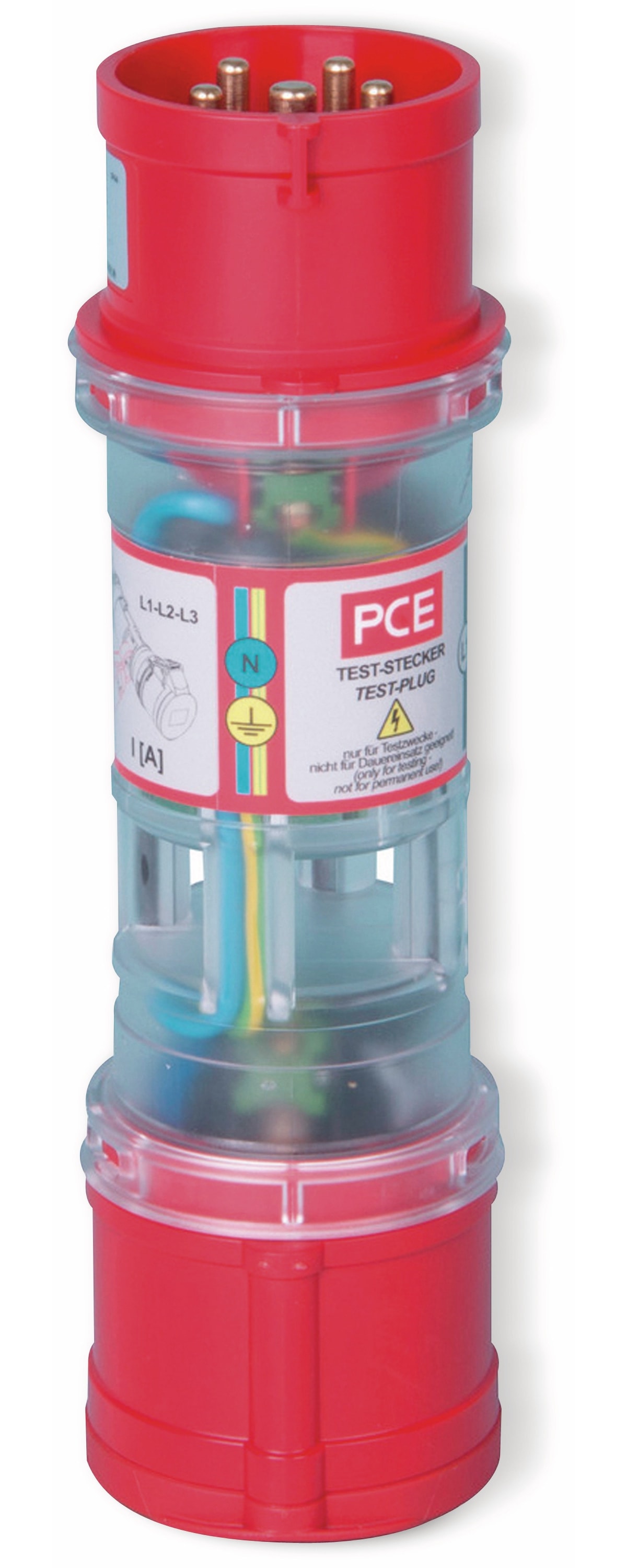 PCE CEE-Strommessstecker 16 A, 5-polig PCE CEE-Strommessstecker 16 A, 5-polig