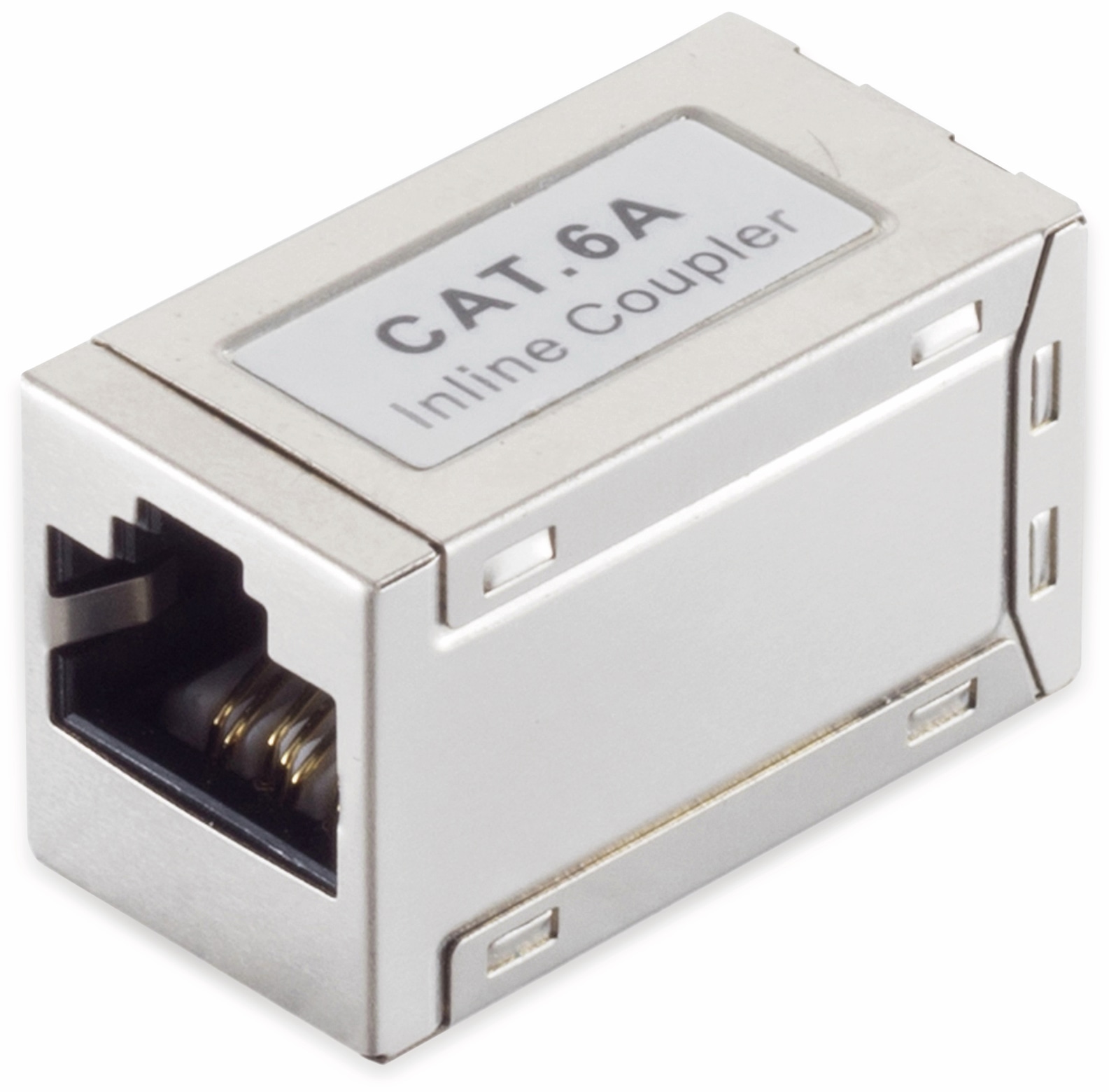 S-IMPULS RJ-45 Verbinder, CAT.6a, Slim, STP, silber