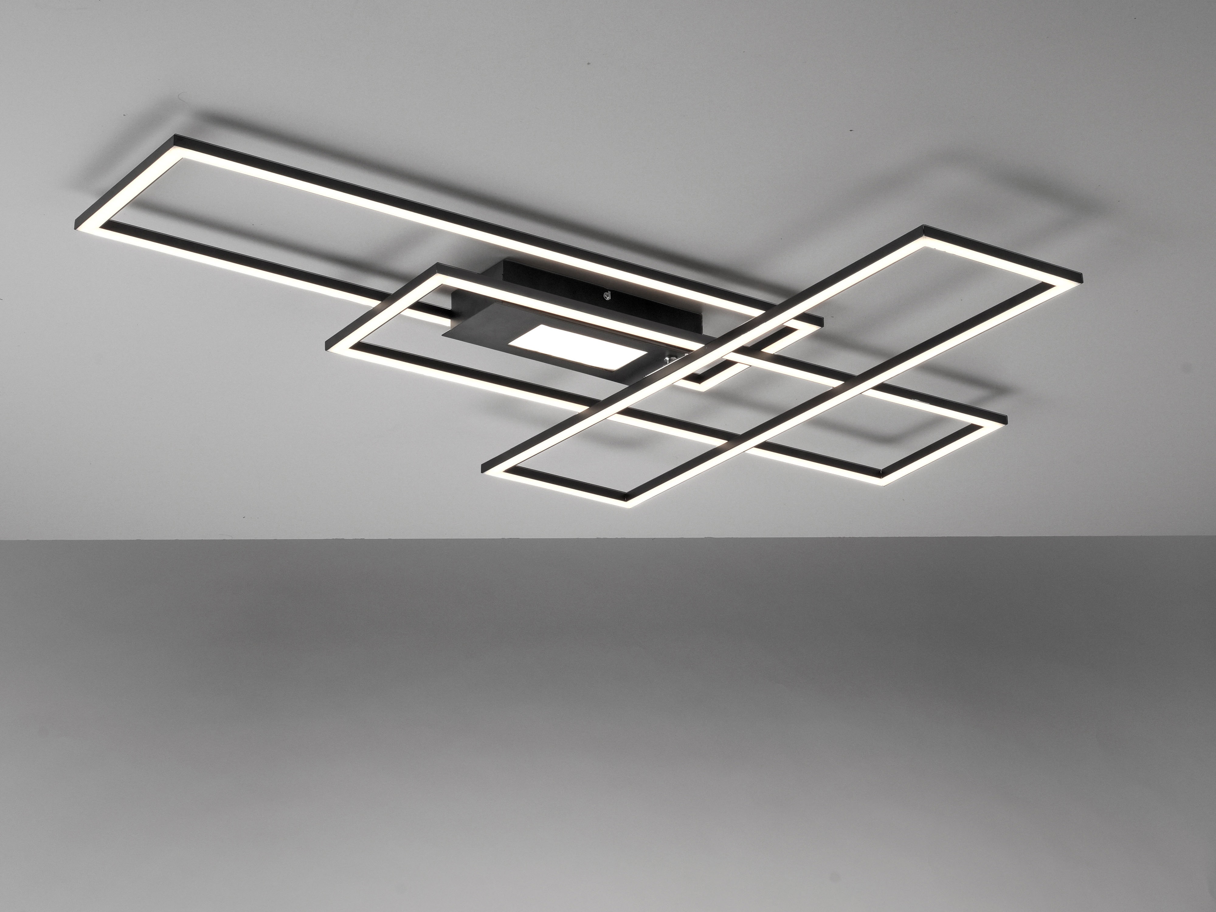 JUST LIGHT LED-Deckenleuchte 14693-18, 45W, 5500lm, schwarz JUST LIGHT LED-Deckenleuchte 14693-18, 45W, 5500lm, schwarz