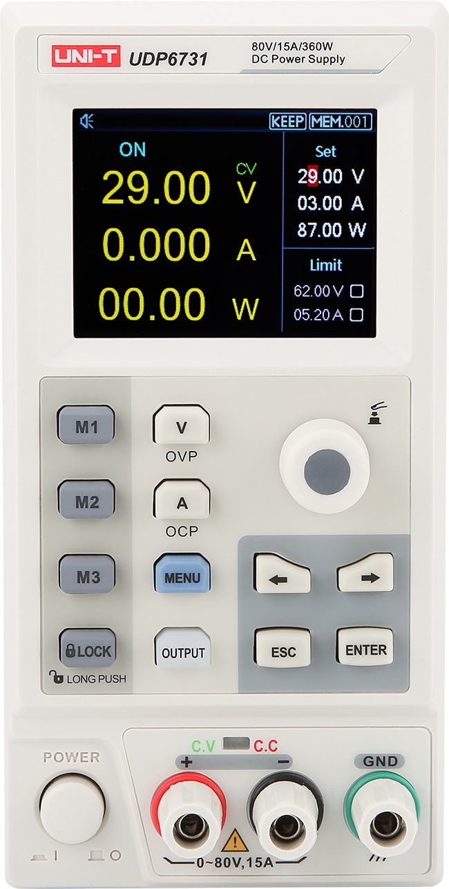 UNI-T Labornetzteil, UDP6730, 1 Kanal, programmierbar, 360 W UNI-T Labornetzteil, UDP6730, 1 Kanal, programmierbar, 360 W