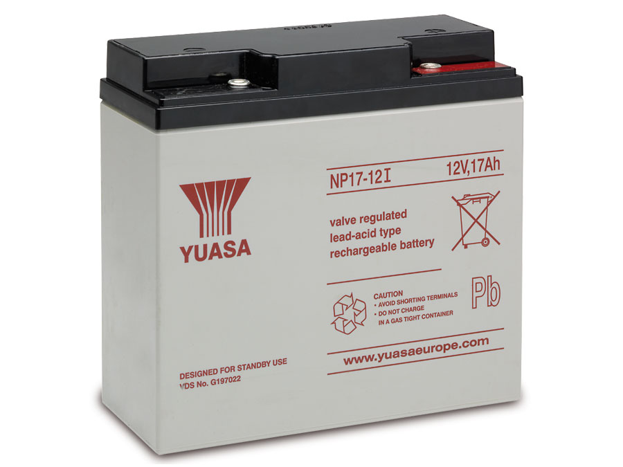 YUASA Blei-Akkumulator NP17-12I, 12 V-/17 Ah YUASA Blei-Akkumulator NP17-12I, 12 V-/17 Ah