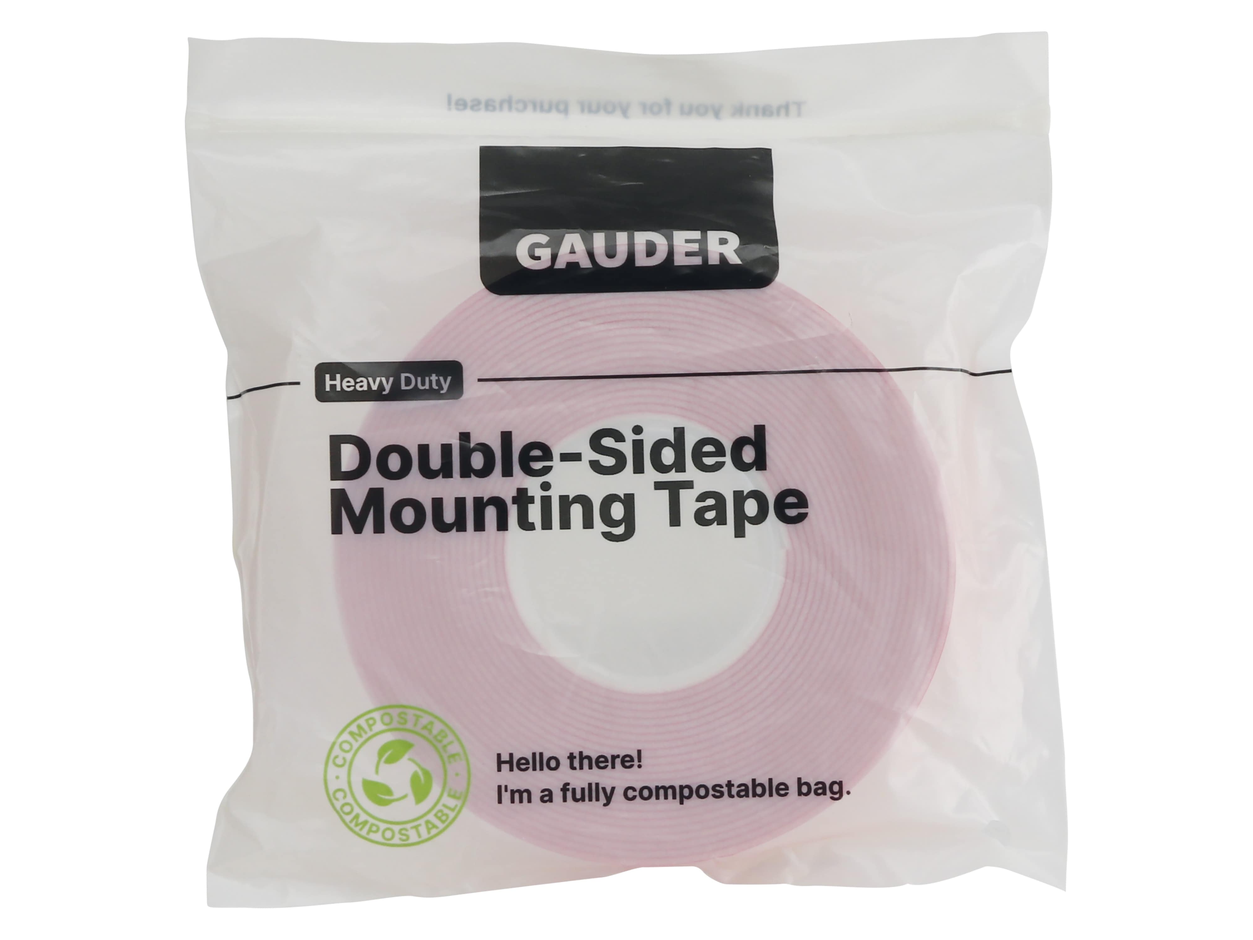 GAUDER Doppelseitiges Klebeband, 19 mm, 5 m GAUDER Doppelseitiges Klebeband, 19 mm, 5 m