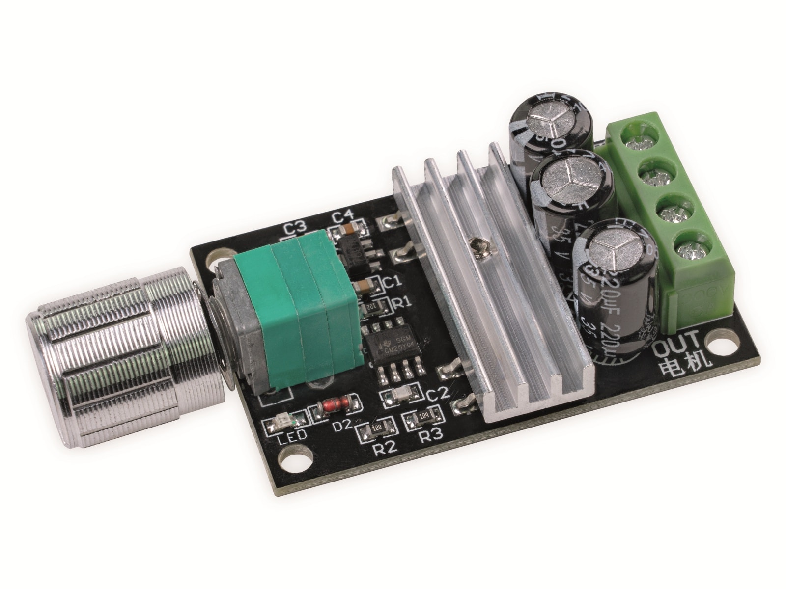 JOY-IT Steuermodul, COM-DC-PWM-Ctrl, 6-28V DC, 3A, 32x70x15 JOY-IT Steuermodul, COM-DC-PWM-Ctrl, 6-28V DC, 3A, 32x70x15