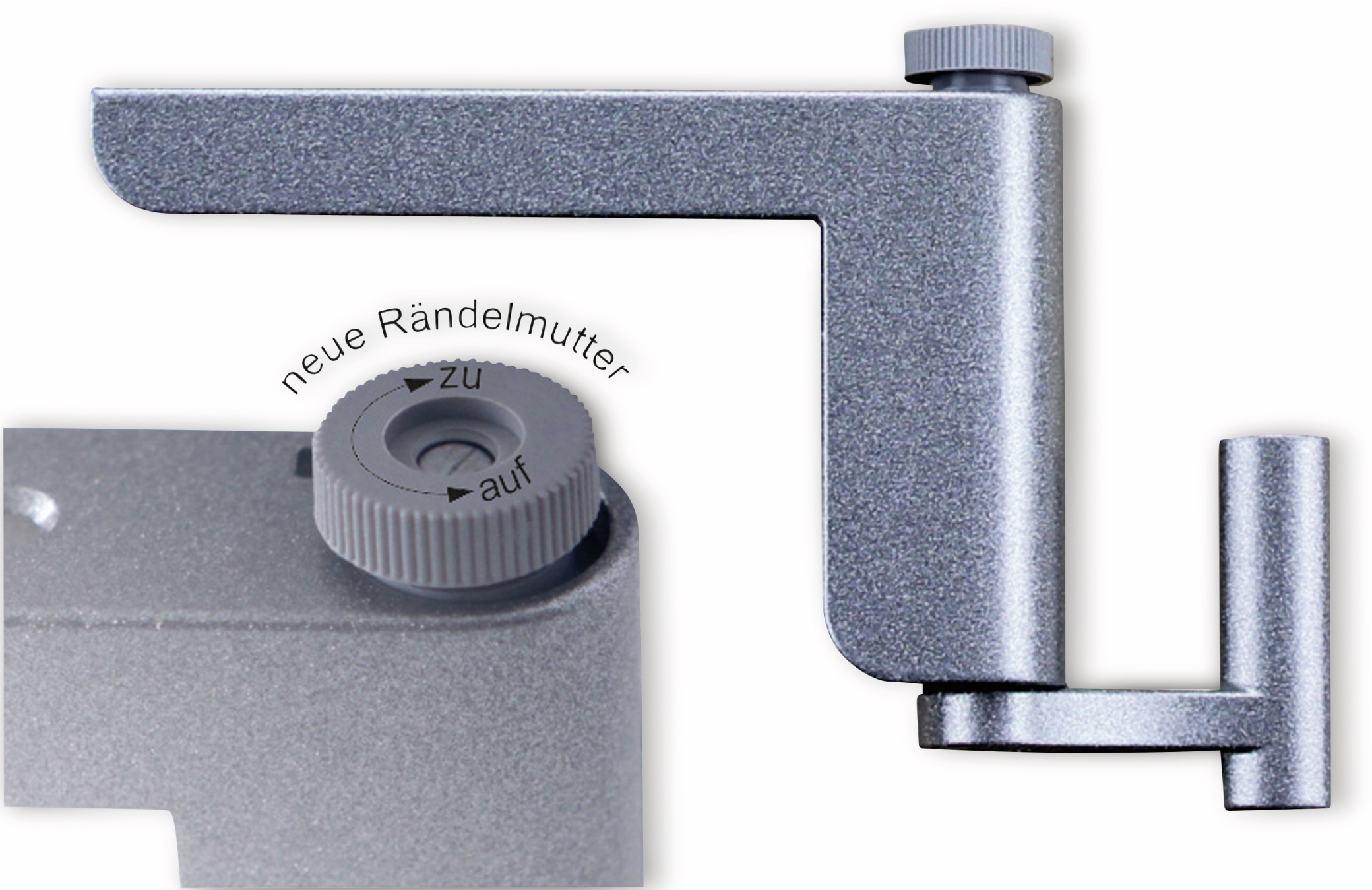 Mini-Türschließer, Clip Close, silber Mini-Türschließer, Clip Close, silber