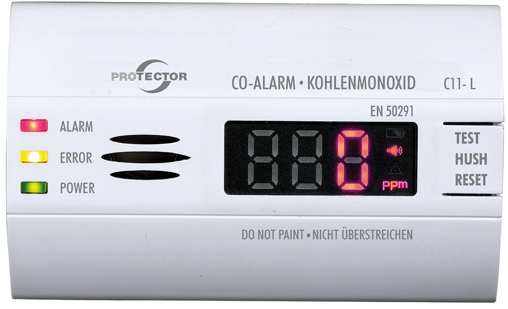 PROTECTOR Gasmelder C11-L, mit LED-Anzeige PROTECTOR Gasmelder C11-L, mit LED-Anzeige