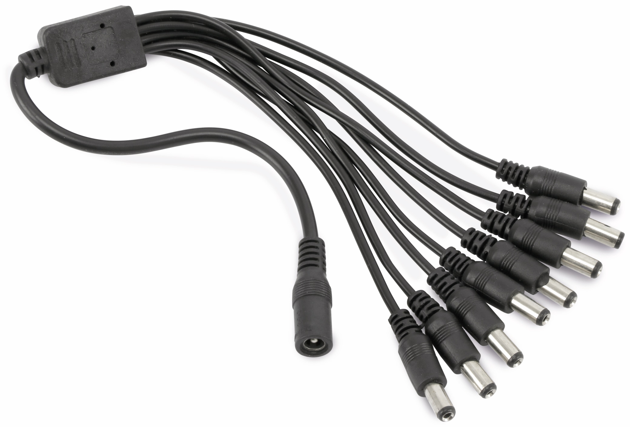 DC-Verteilerkabel, 8-fach, 5,5/2,1 mm, Länge 35 cm DC-Verteilerkabel, 8-fach, 5,5/2,1 mm, Länge 35 cm