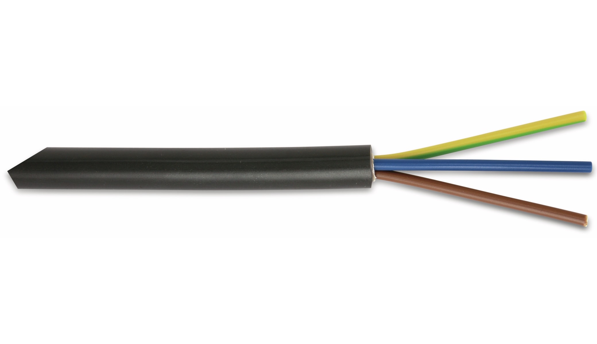 Erdkabel NYY-J 3x2,5mm², 100 m, schwarz Erdkabel NYY-J 3x2,5mm², 100 m, schwarz