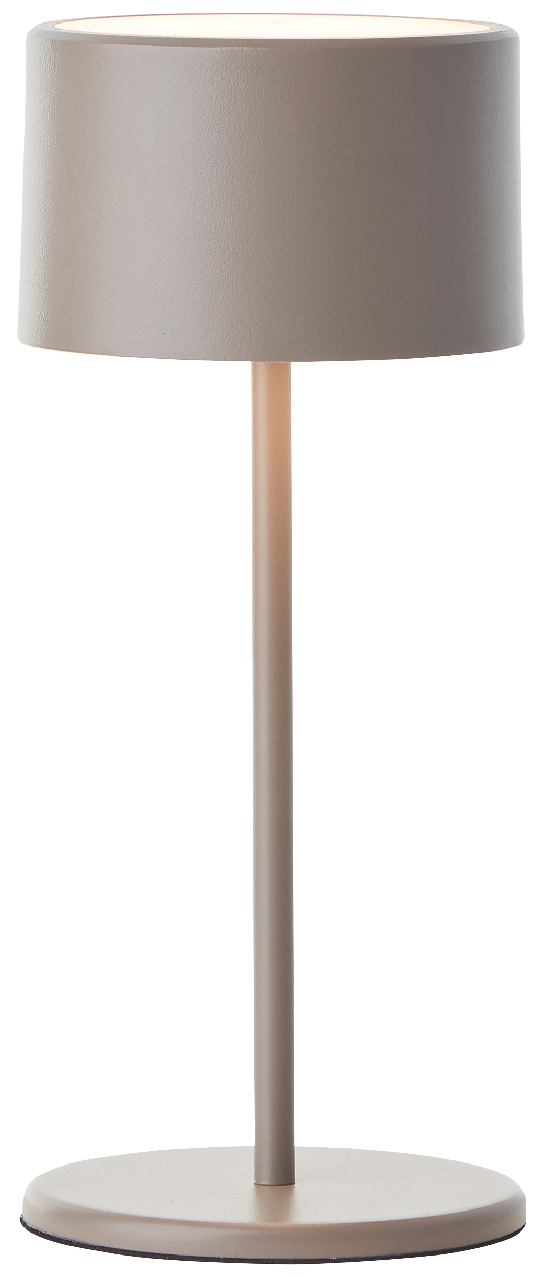 BRILLIANT LED-Akku-Tischleuchte Helio, 2 W, 210 lm, 3000 K, Metall, taupe