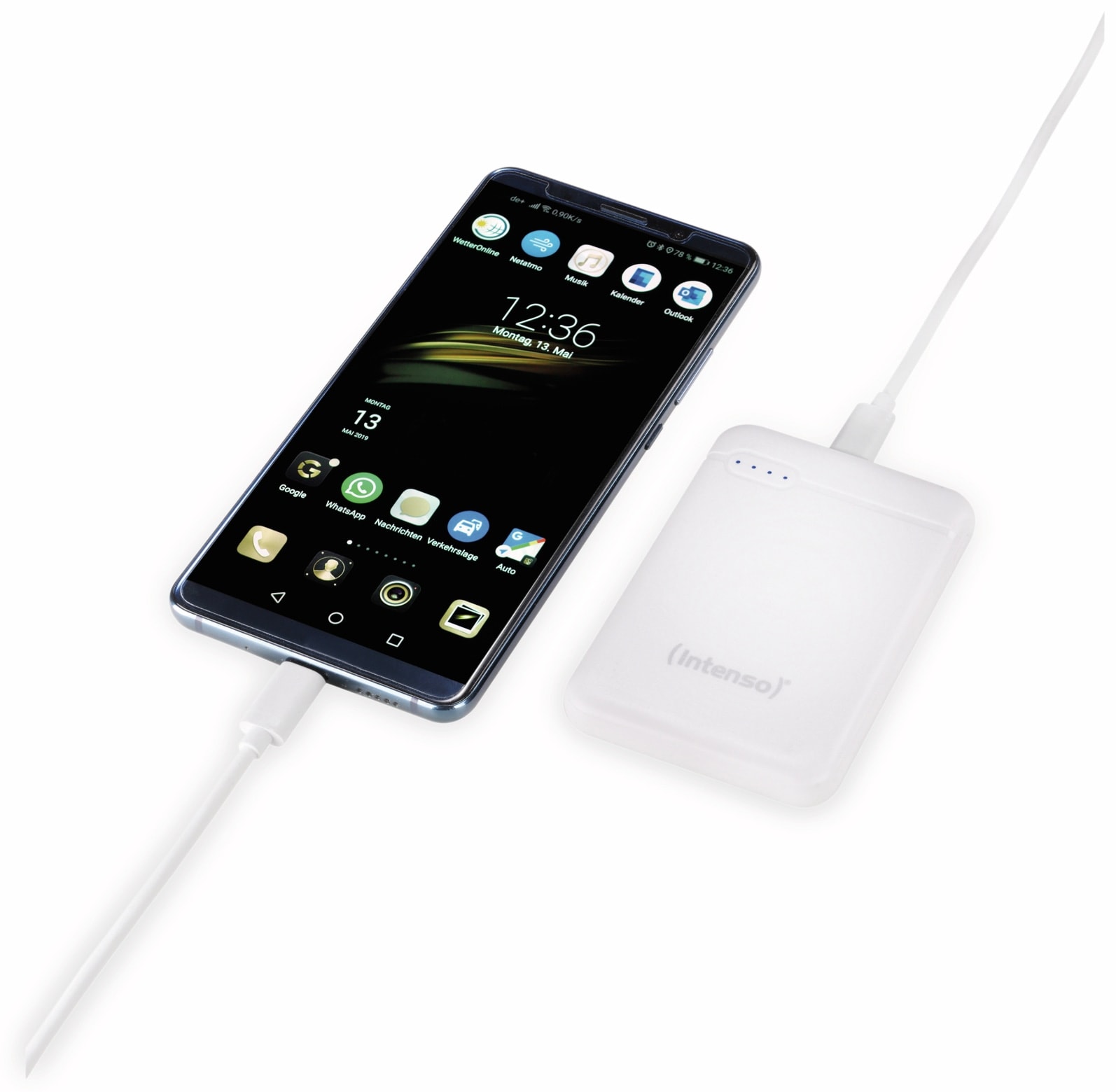 INTENSO USB Powerbank 7313522 XS 5000, 5.000 mAh, weiß INTENSO USB Powerbank 7313522 XS 5000, 5.000 mAh, weiß