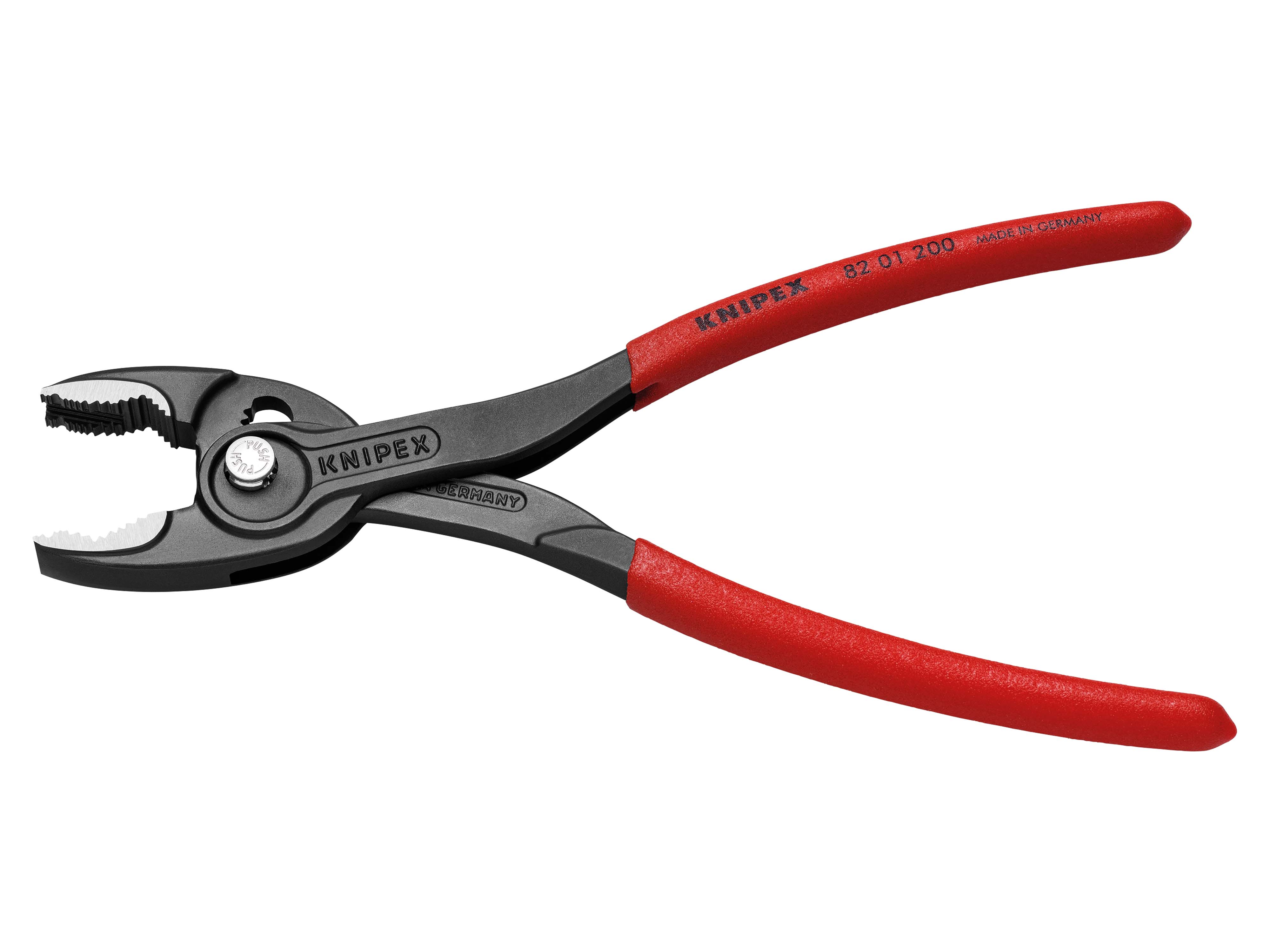 KNIPEX Frontgreifzange, TwinGrip, 200 mm, 82 01 200 KNIPEX Frontgreifzange, TwinGrip, 200 mm, 82 01 200