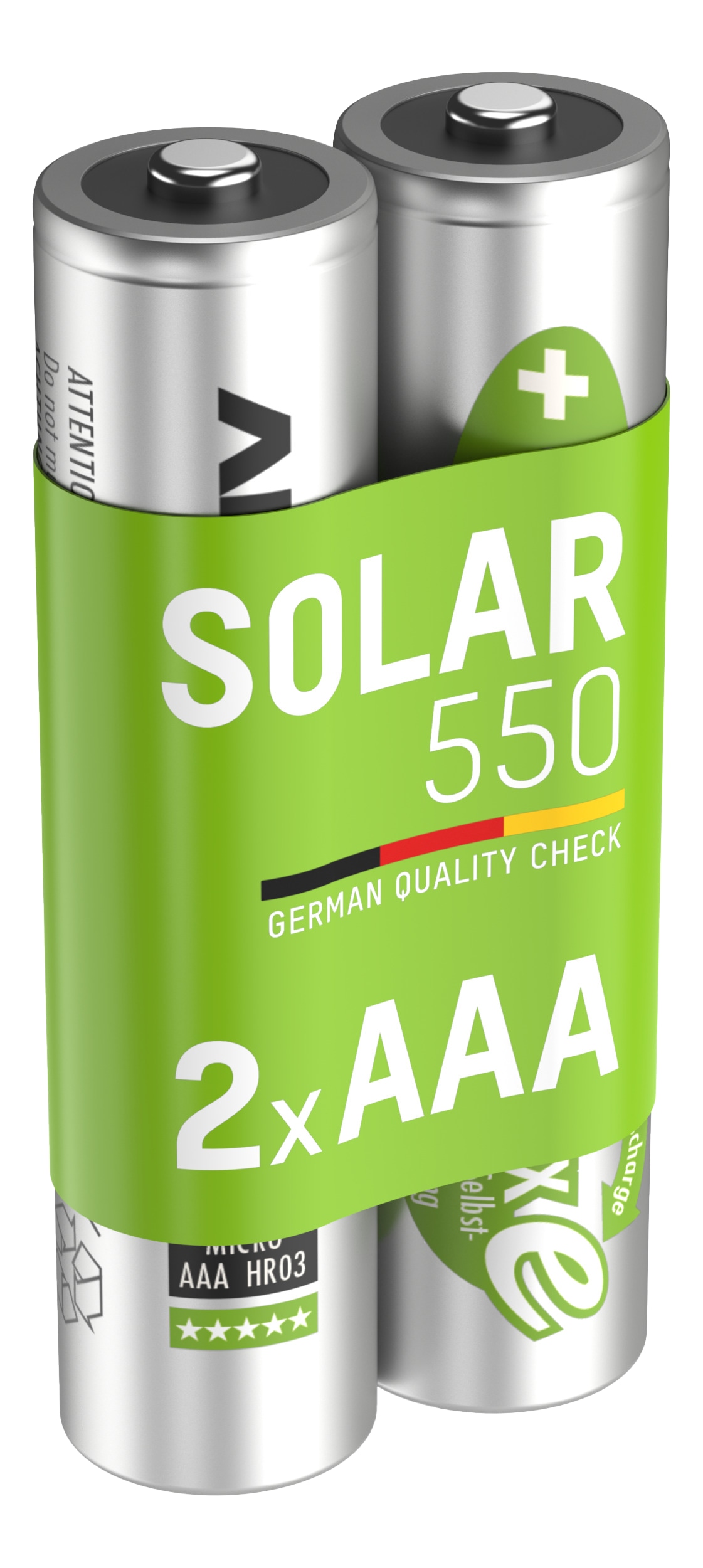 ANSMANN Solar NiMH Akku Micro AAA 550 mAh maxE 2-Stück ANSMANN Solar NiMH Akku Micro AAA 550 mAh maxE 2-Stück