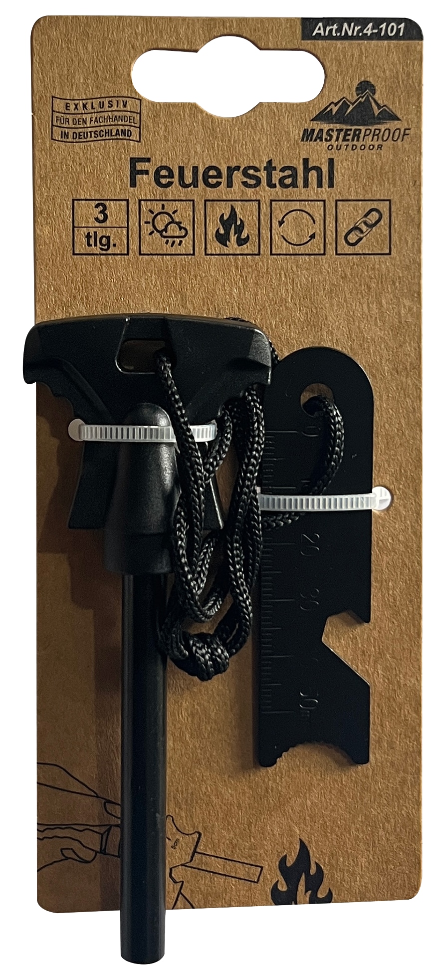 MASTERPROOF Feuerstahl, 3-teilig MASTERPROOF Feuerstahl, 3-teilig
