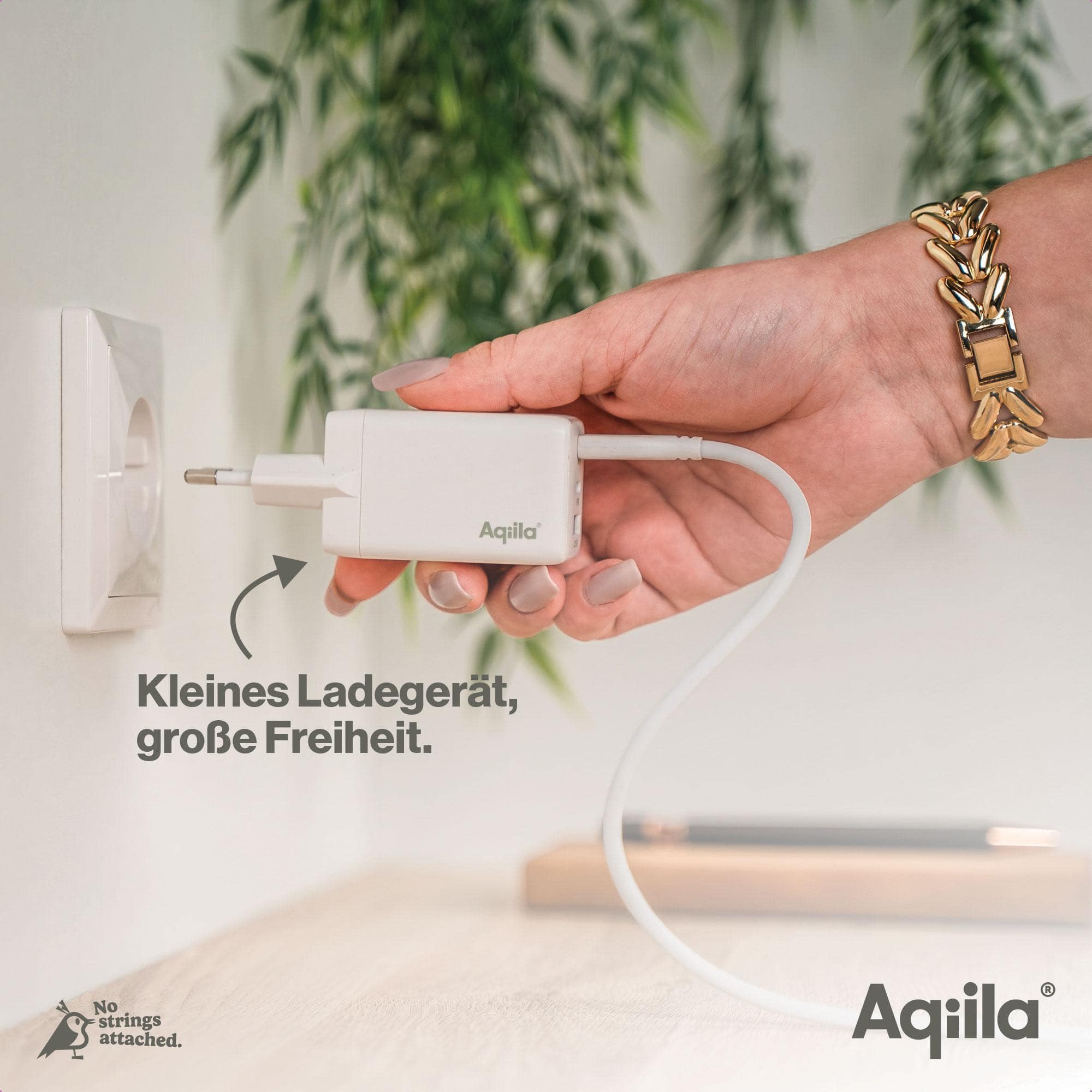 AQIILA USB-Lader Chargebird W3, 65 W, 3-fach, 2x USB-C, 1x USB-A AQIILA USB-Lader Chargebird W3, 65 W, 3-fach, 2x USB-C, 1x USB-A