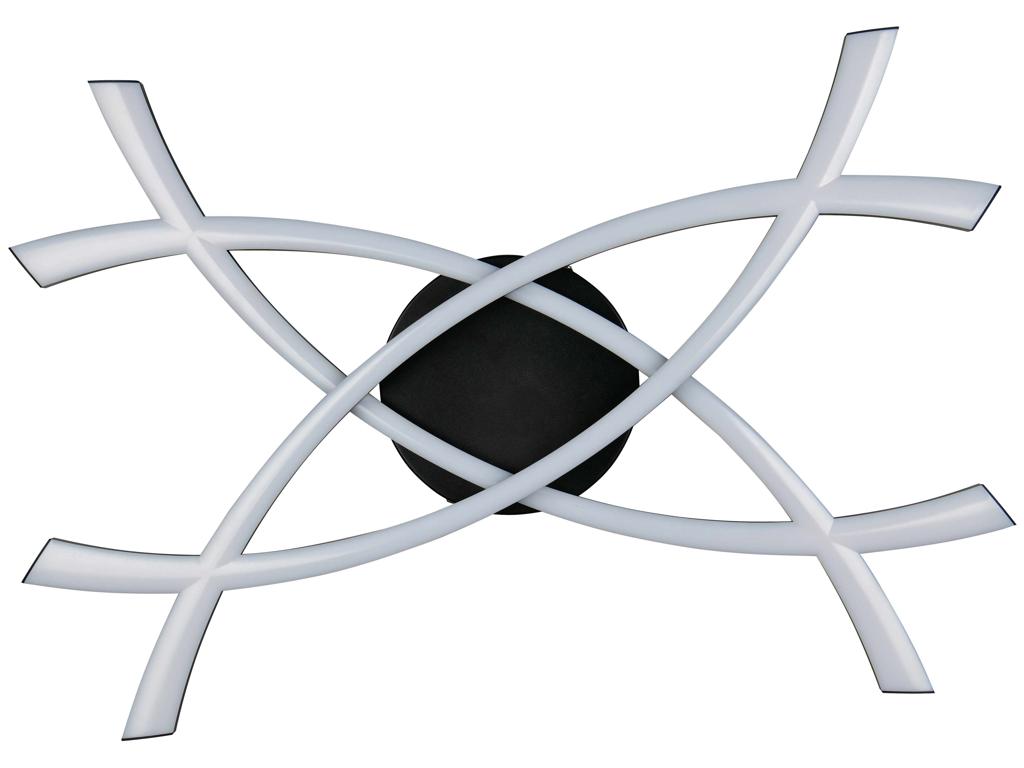 REALITY LED-Wand- und Deckenleuchte Pollock R23691132, 22W, 3000K, 2500lm, warmweiß, IP20, schwarz REALITY LED-Wand- und Deckenleuchte Pollock R23691132, 22W, 3000K, 2500lm, warmweiß, IP20, schwarz