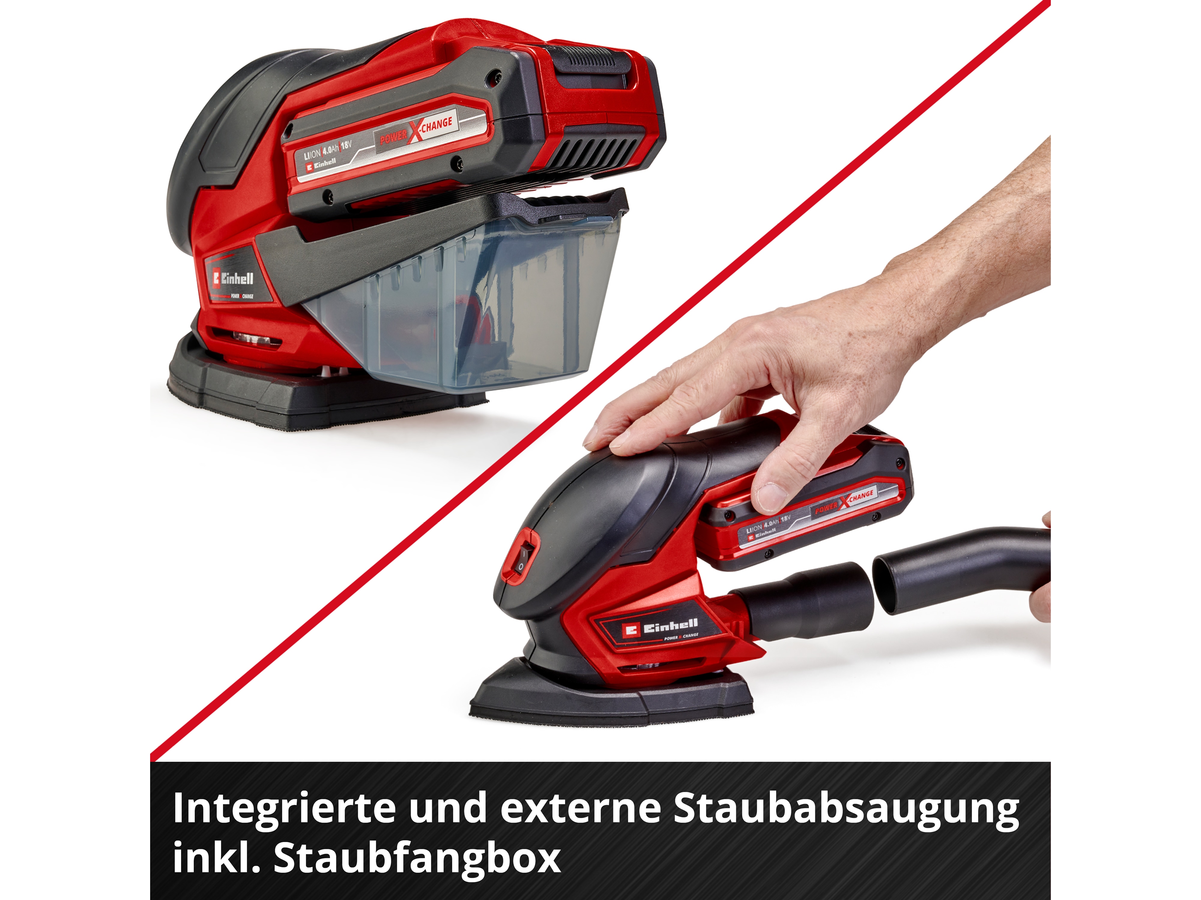 EINHELL Akku-Multischleifer TE-OS 18/150 Li - Solo EINHELL Akku-Multischleifer TE-OS 18/150 Li - Solo