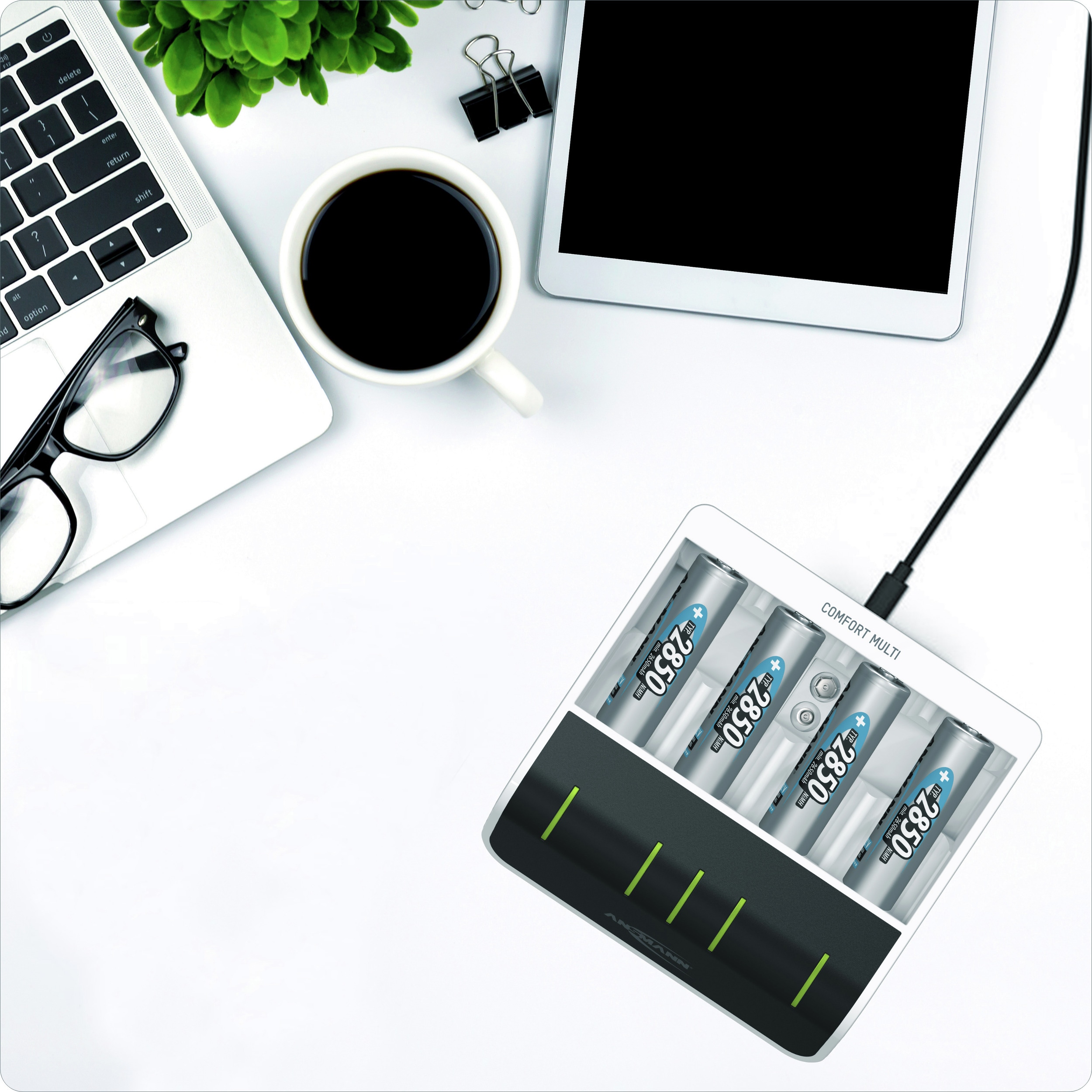 ANSMANN Ladegerät Comfort Multi, mit USB-Eingang ANSMANN Ladegerät Comfort Multi, mit USB-Eingang