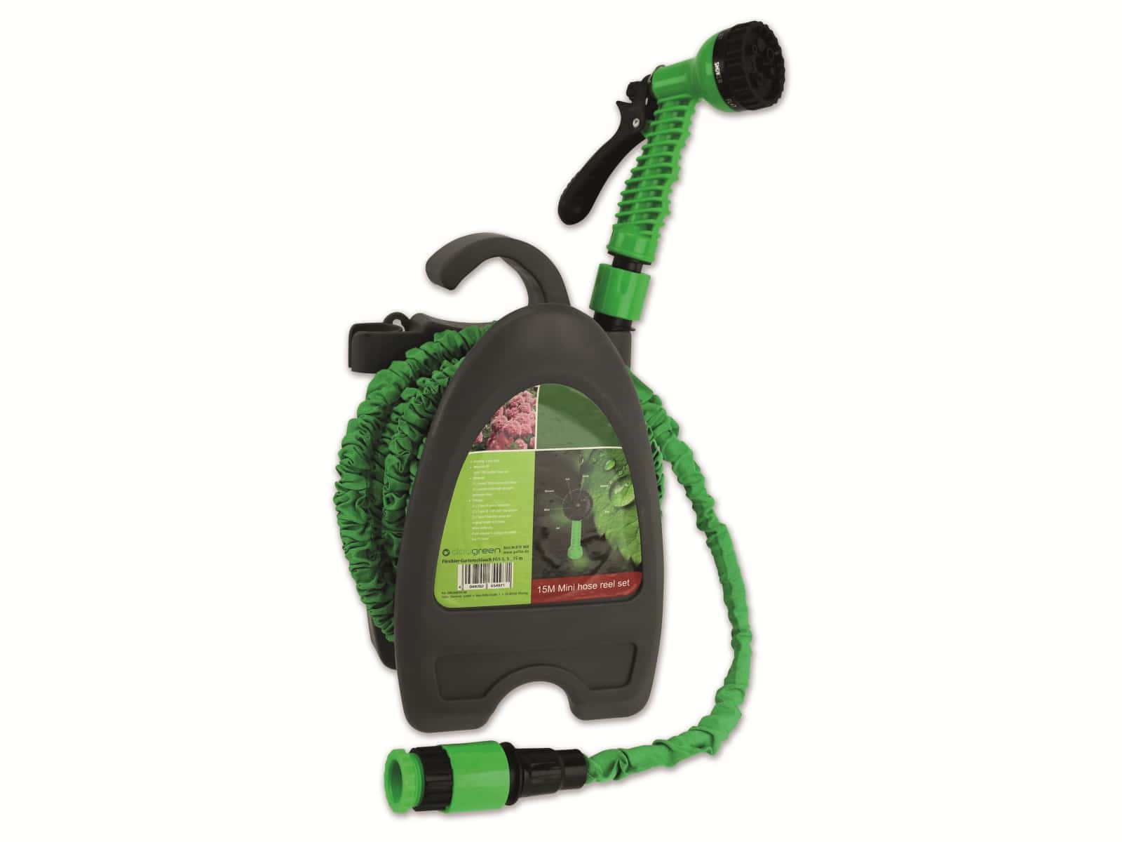 DAYGREEN Flexibles-Gartenschlauch-Set FGS-5-Set, 5/15 m, inkl. Brause DAYGREEN Flexibles-Gartenschlauch-Set FGS-5-Set, 5/15 m, inkl. Brause
