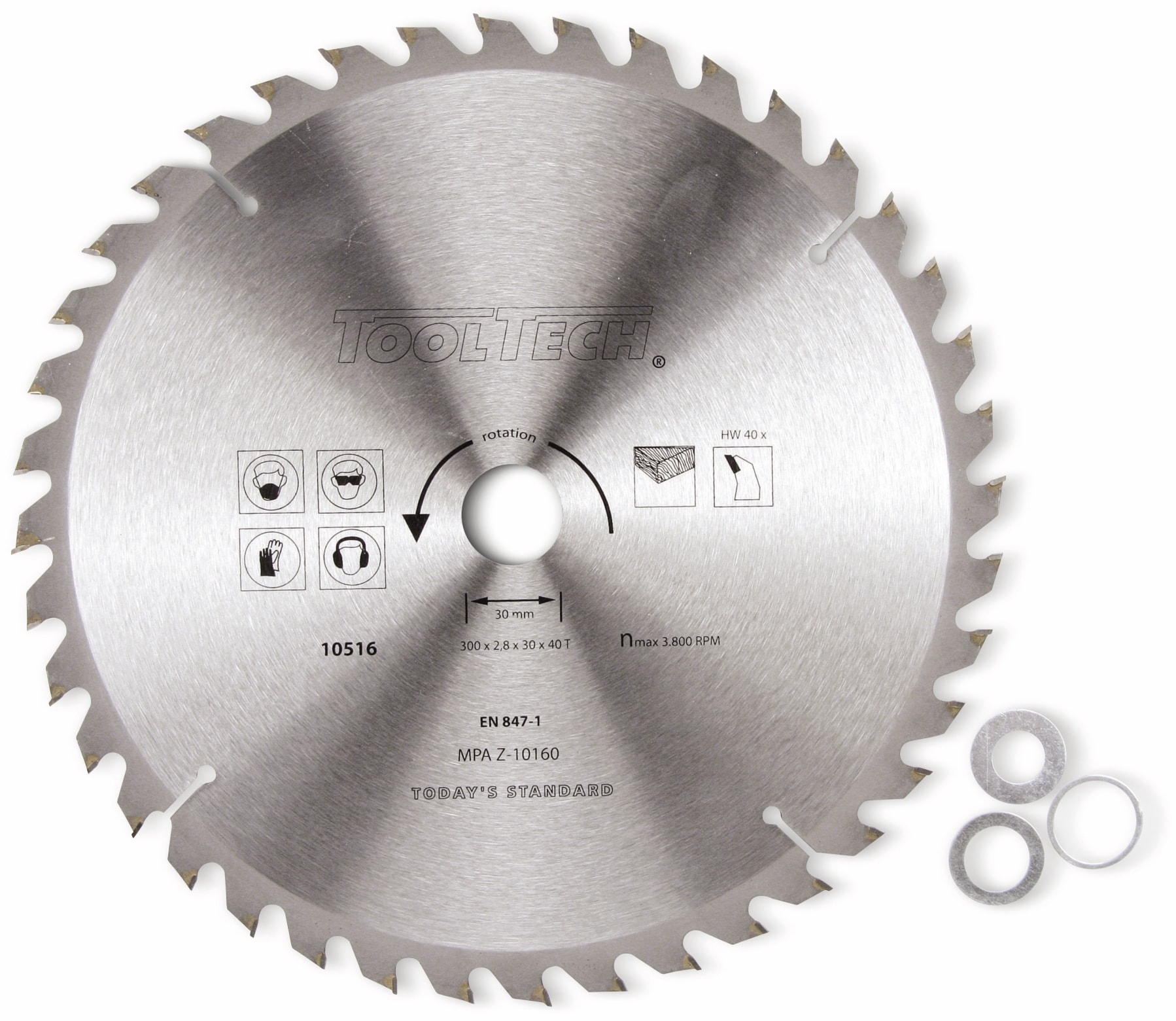MASTERPROOF Hartmetall-Kreissägeblatt, 250 mm