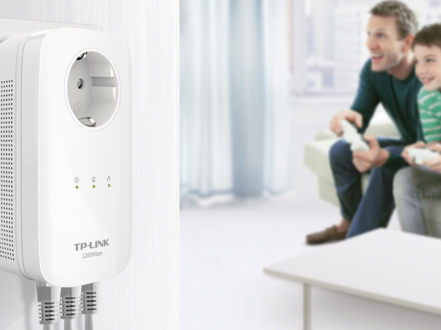 TP-LINK Gigabit-Powerline-Set TL-PA8030PKIT, AV1200, 3 LAN-Ports TP-LINK Gigabit-Powerline-Set TL-PA8030PKIT, AV1200, 3 LAN-Ports