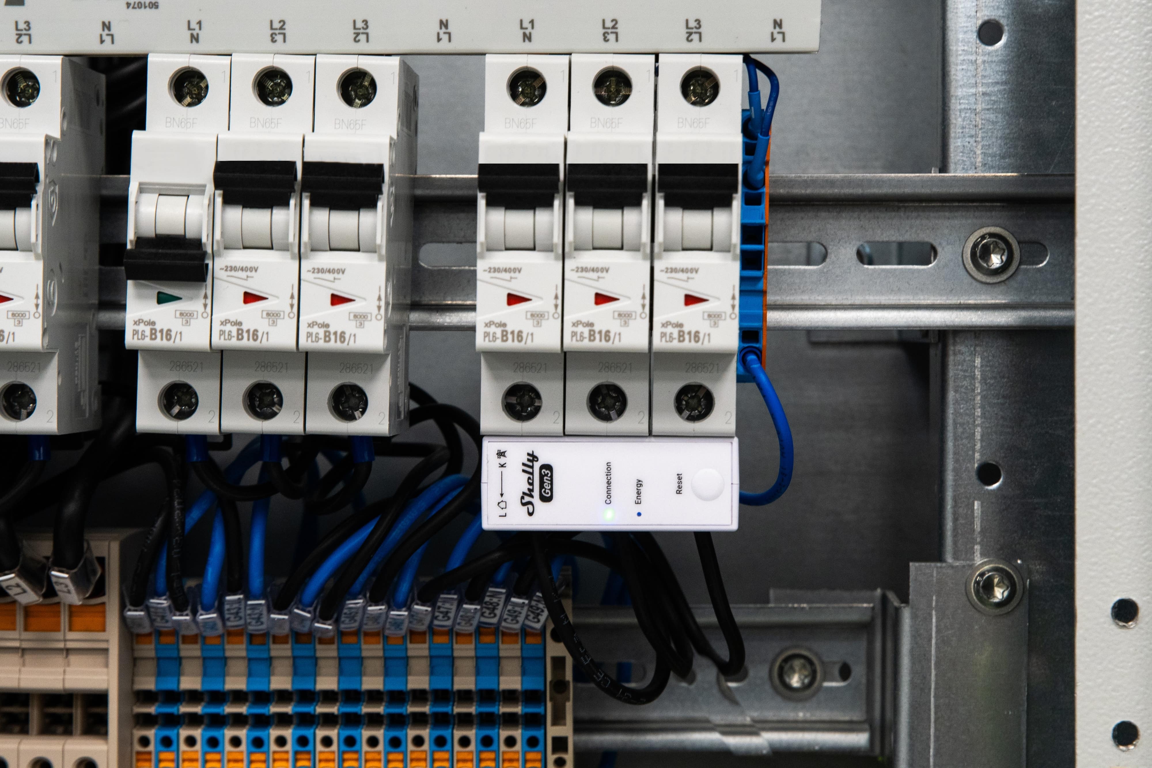 SHELLY WLAN-Stromzähler 3EM-63T Gen3, weiß SHELLY WLAN-Stromzähler 3EM-63T Gen3, weiß