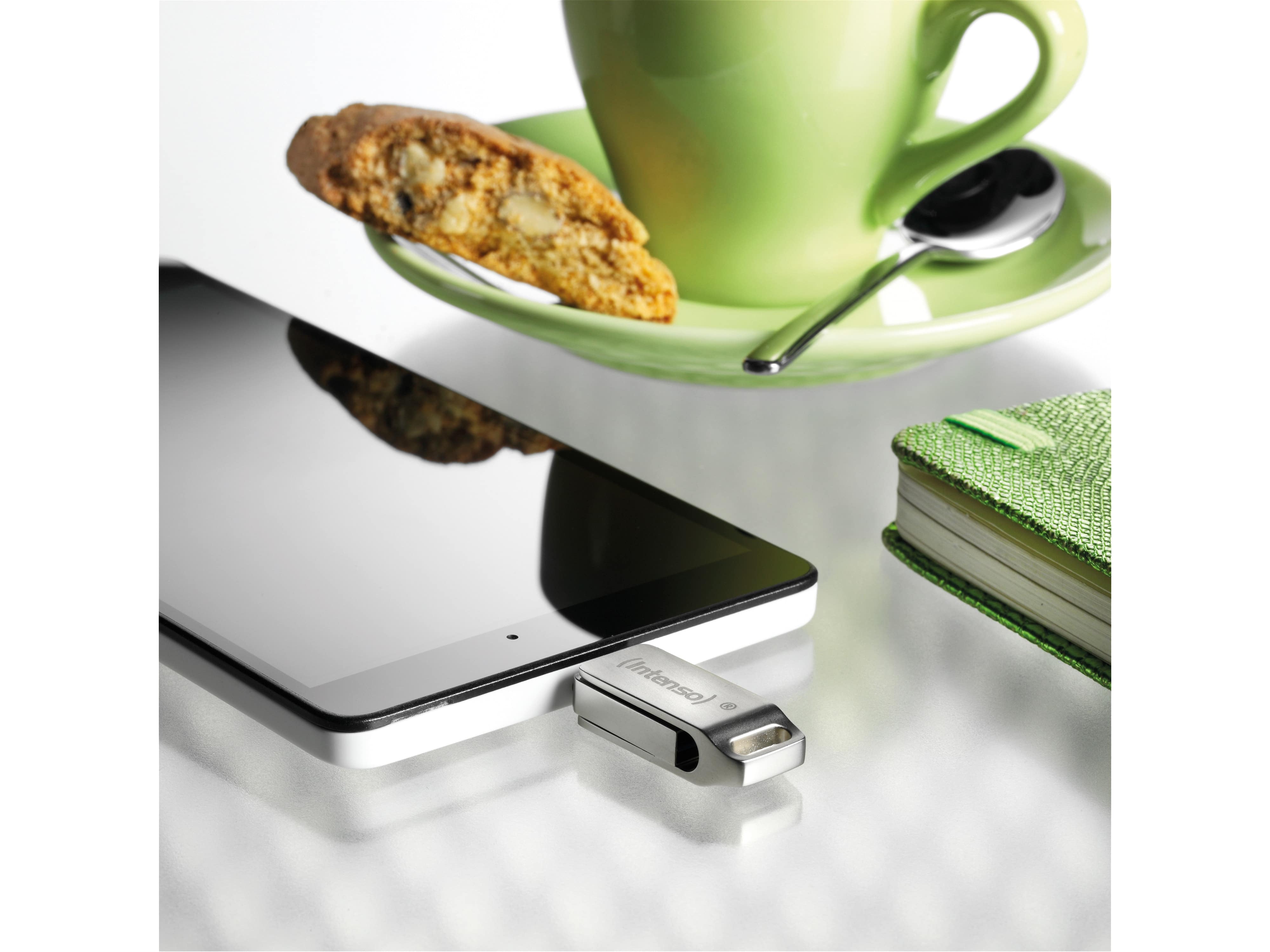 INTENSO USB-C-Stick cMobile Line 3536491 USB 3.2 128GB INTENSO USB 3.2 cMobile Line, 128 GB, silber