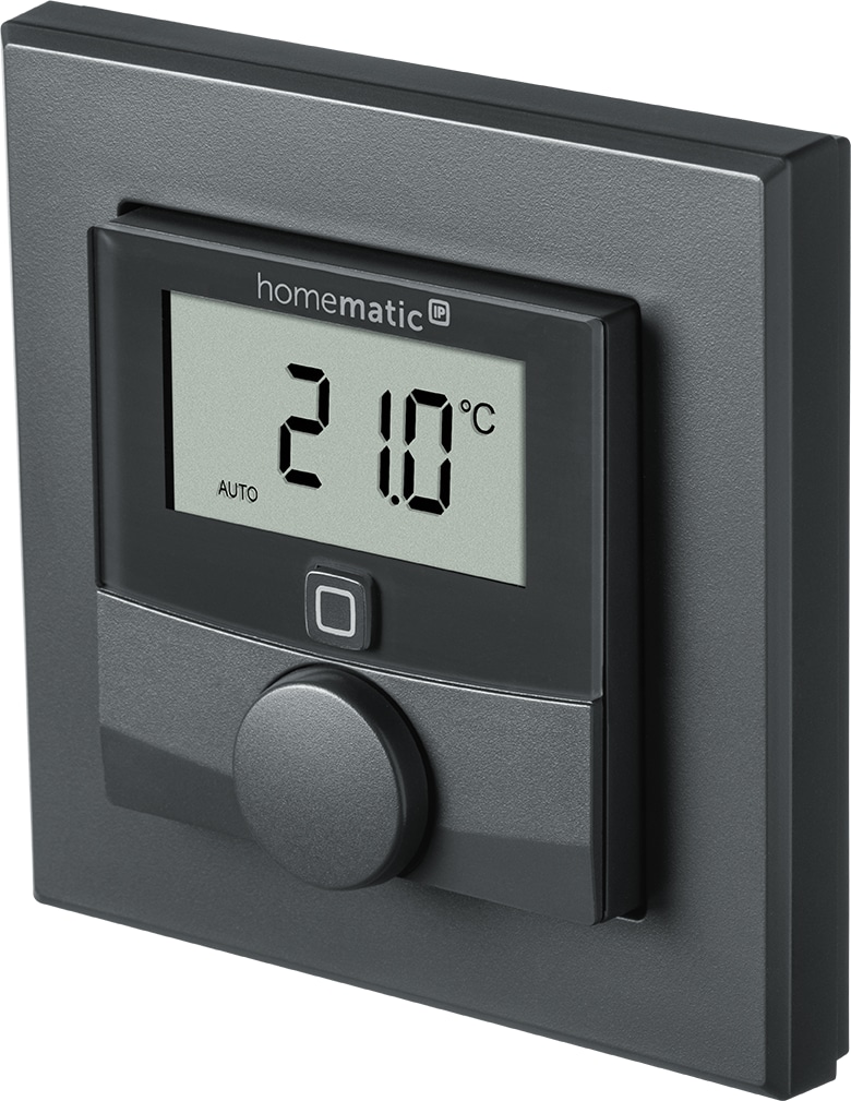HOMEMATIC IP 159820A0, Wandthermostat Luftfeuchtigkeitssensor, anthrazit HOMEMATIC IP 159820A0, Wandthermostat Luftfeuchtigkeitssensor, anthrazit