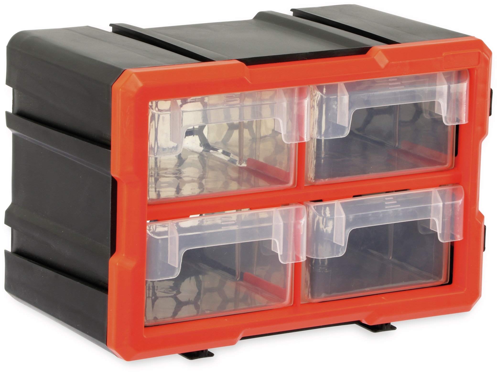 DAYTOOLS Werkzeugbox TW2021, Kunststoff,4-teilig, schwarz/orange DAYTOOLS Werkzeugbox TW2021, Kunststoff,4-teilig, schwarz/orange