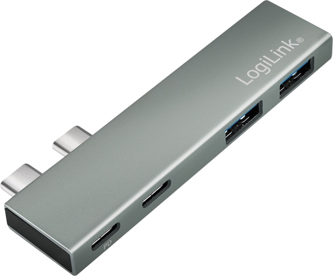 LOGILINK USB 3.2 Dockingstation UA0399, Gen2x2, 4-Port, PD, silber LOGILINK USB 3.2 Dockingstation UA0399, Gen2x2, 4-Port, PD, silber