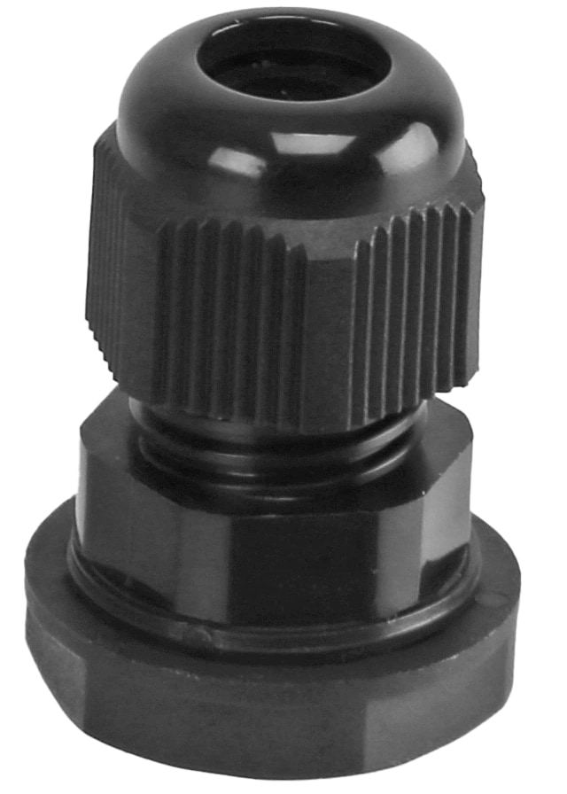 KSS Kabelverschraubung, PG-7, schwarz, IP68, 3 bis 6,5 KSS Kabelverschraubung, PG-7, schwarz, IP68, 3 bis 6,5