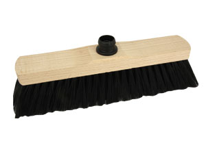 Besen-Aufsatz, Holz, Nylon-Borsten, 29x5 cm Besen-Aufsatz, Holz, Nylon-Borsten, 29x5 cm
