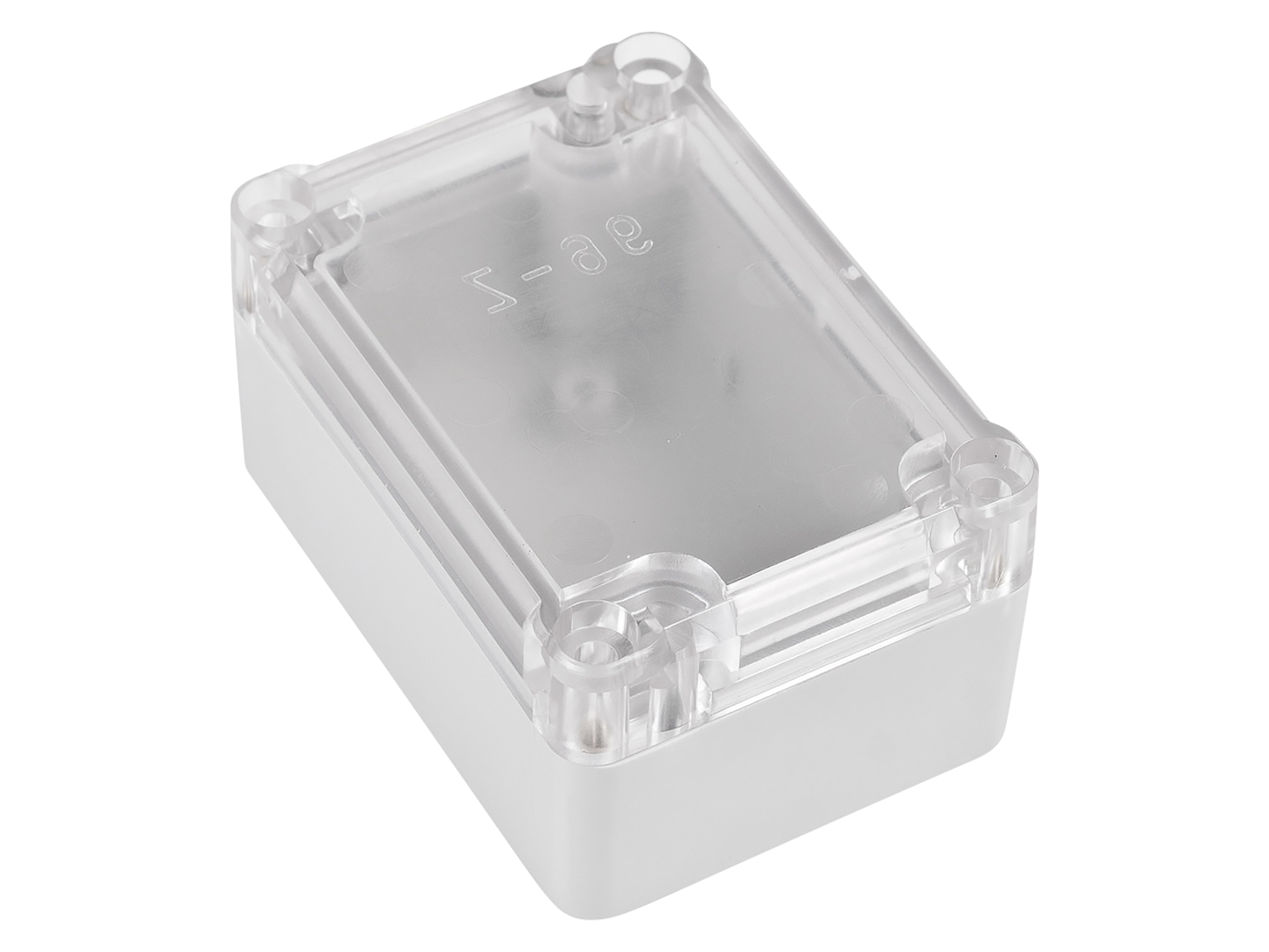 POLLIN ABS-Gehäuse 4U63070504437, 70x50x37 mm, IP65, Glasklarer Deckel POLLIN ABS-Gehäuse 4U63070504437, 70x50x37 mm, IP65, Glasklarer Deckel