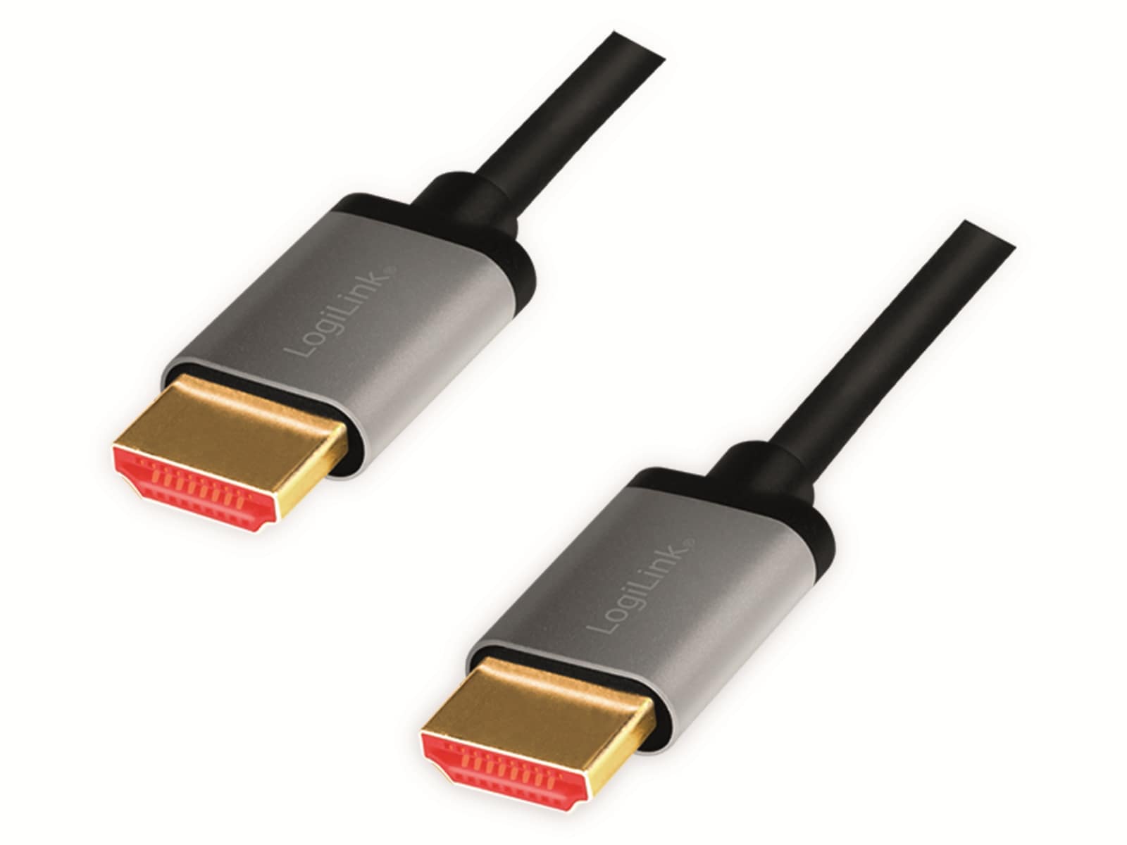 LOGILINK HDMI-Kabel CHA0105, Stecker/Stecker, Alu, 8k, 2 m LOGILINK HDMI-Kabel CHA0105, Stecker/Stecker, Alu, 8k, 2 m