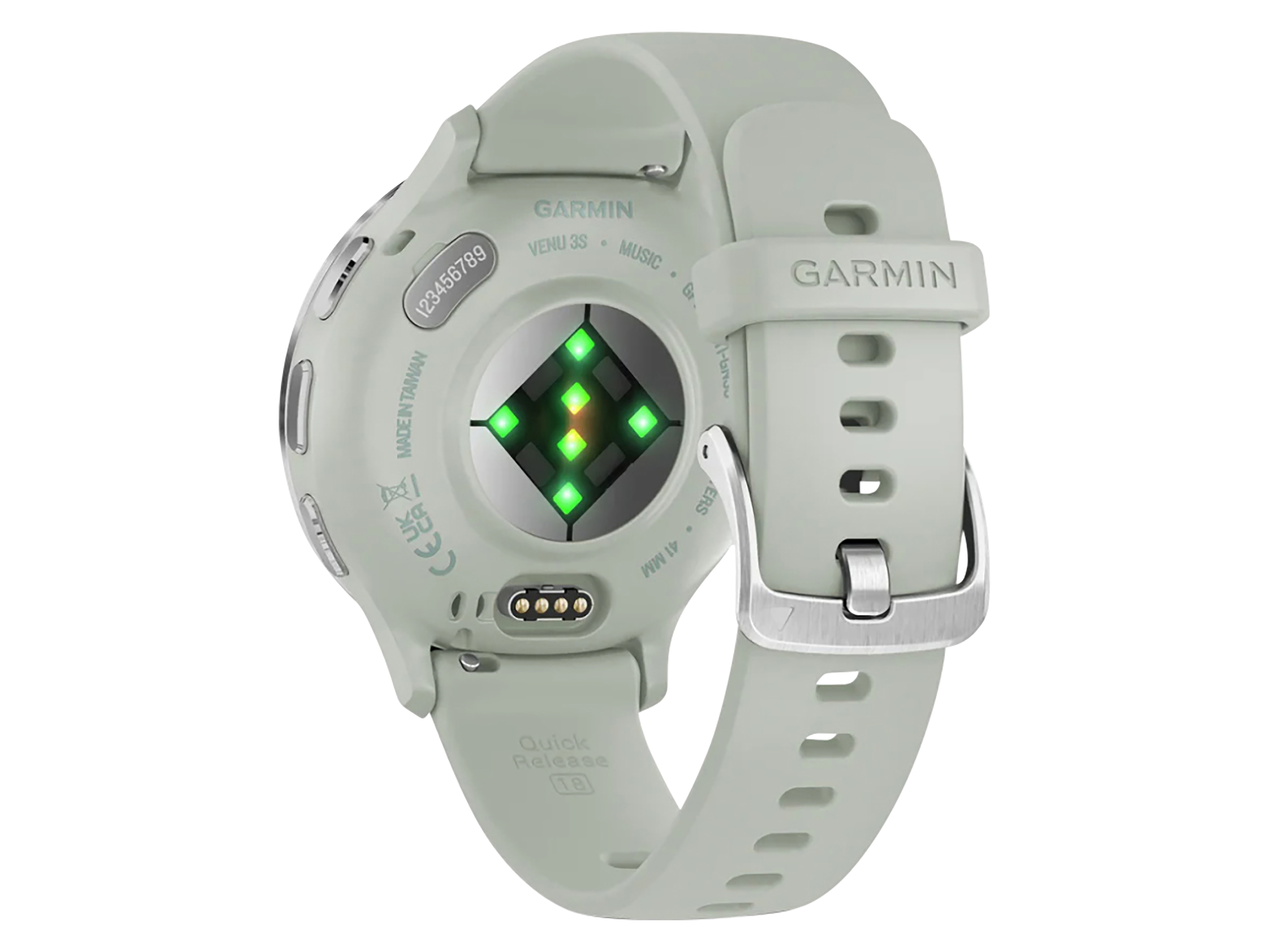 GARMIN Smartwatch Venu 3S salbeigrau/silber Silikon