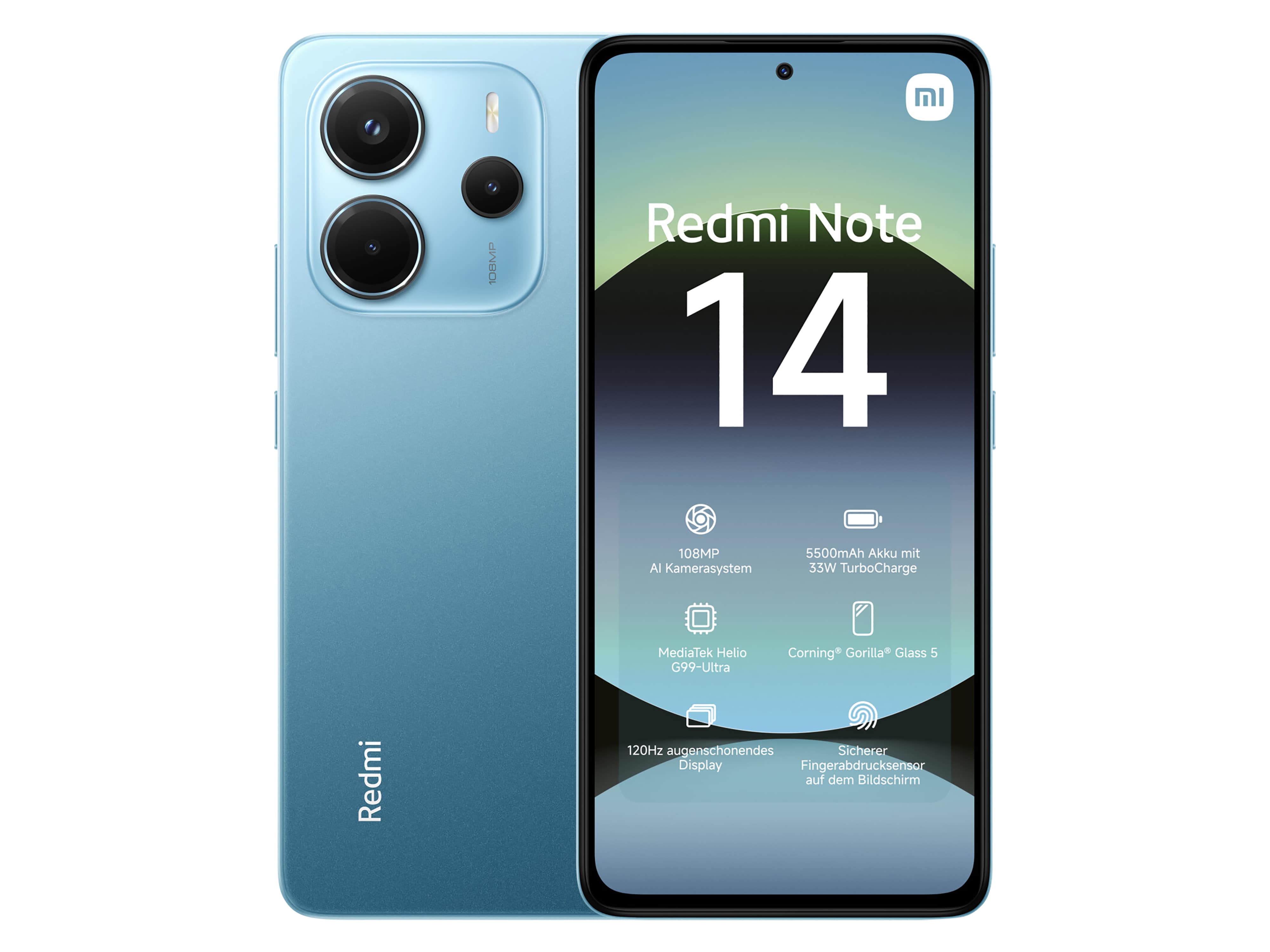 XIAOMI Smartphone Redmi Note 14 4G 128GB ocean blue XIAOMI Smartphone Redmi Note 14 4G 128GB ocean blue
