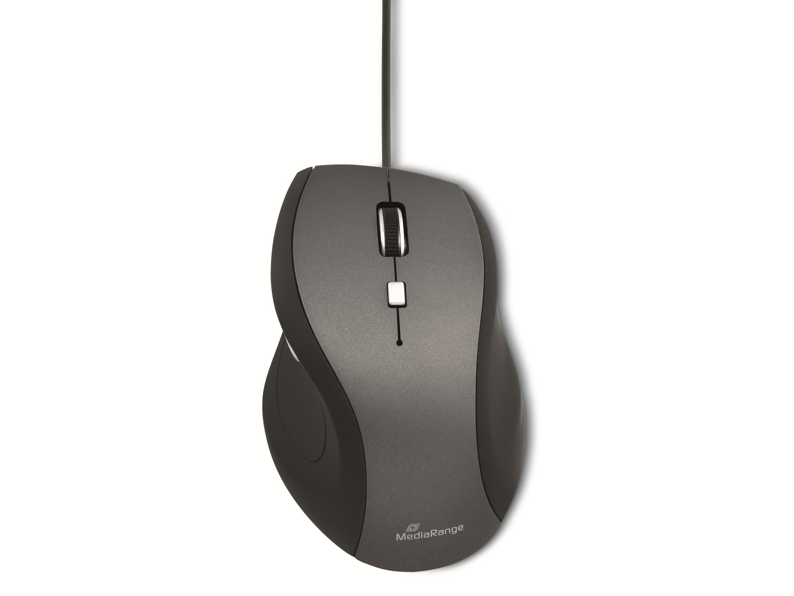 MEDIARANGE USB-Maus MROS202, 5 Tasten, schwarz/grau MEDIARANGE USB-Maus MROS202, 5 Tasten, schwarz/grau